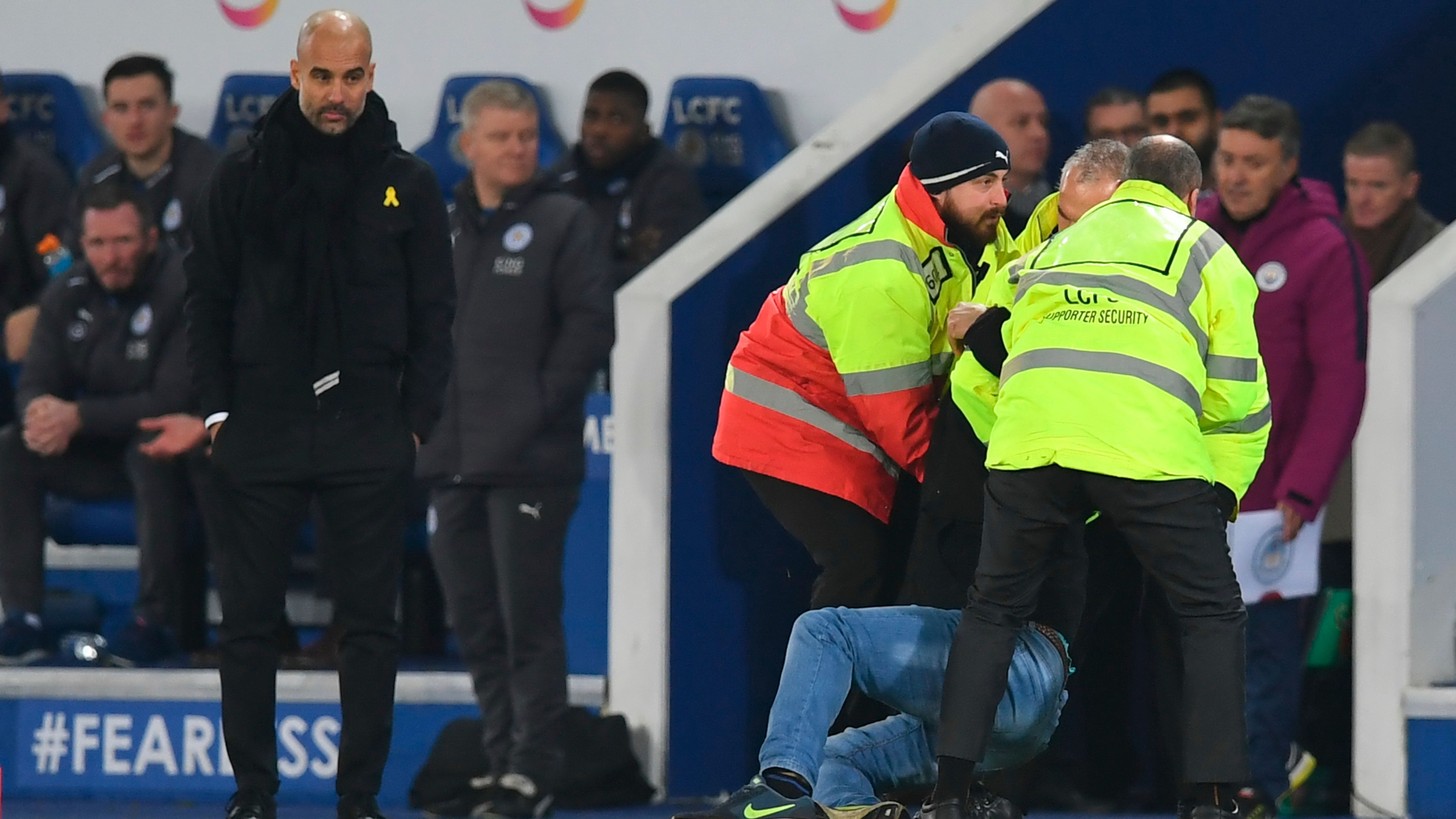 Pep Guardiola Manchester City Leicester City  Carabao Cup