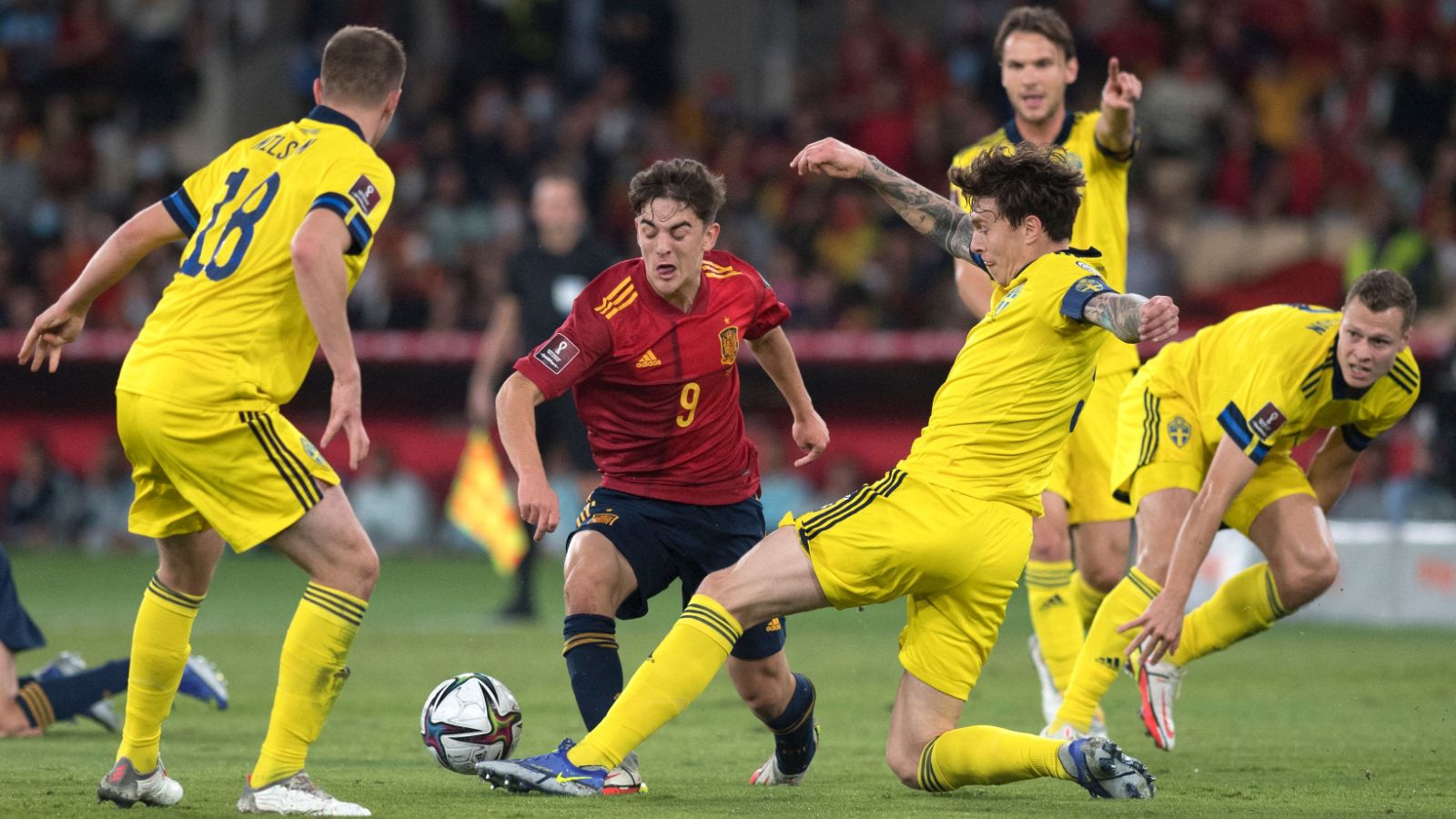 GAVI ESPAÑA SUECIA ELIMINATORIAS EUROPEAS QATAR 2022