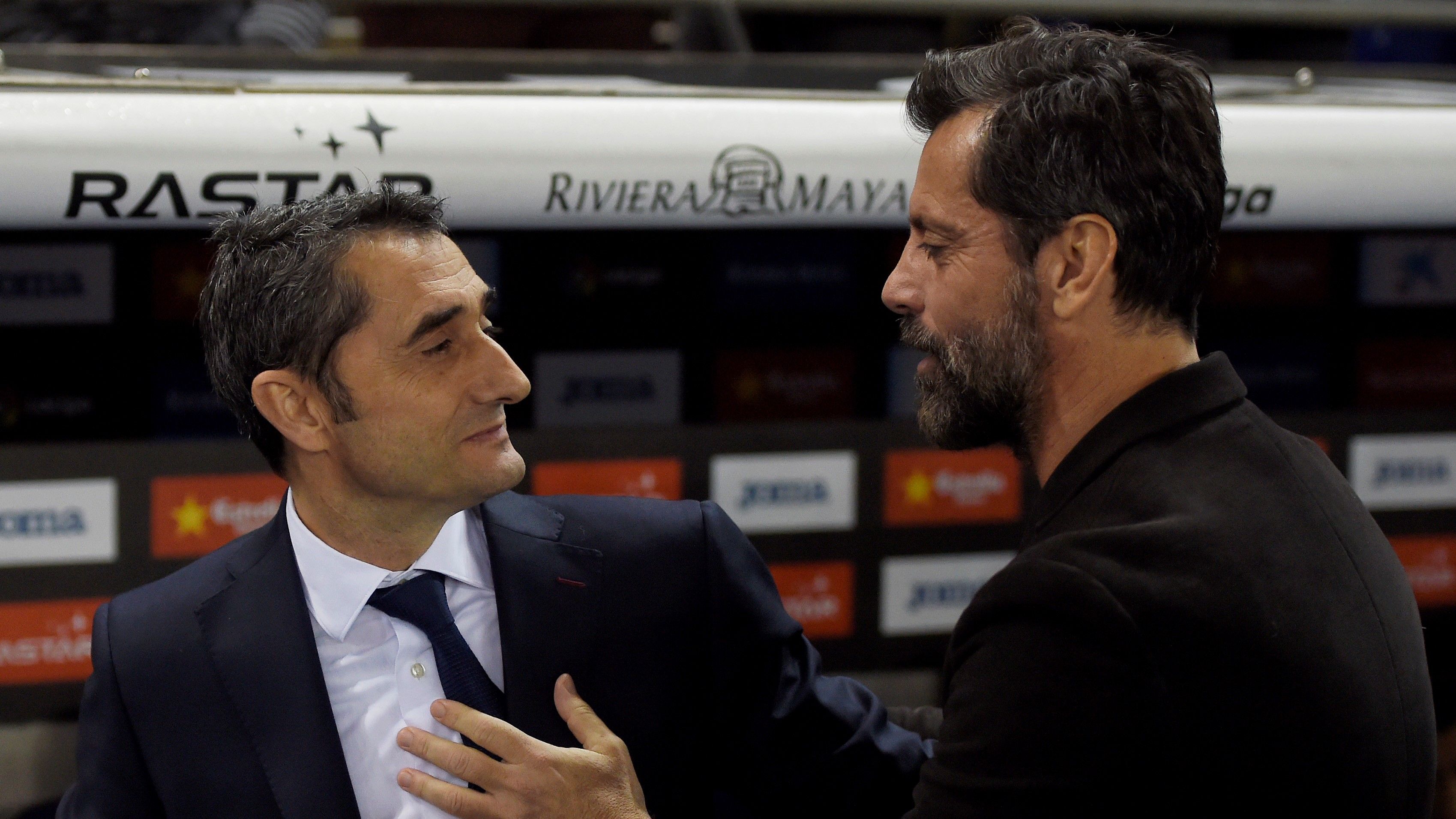 Ernesto Valverde Quique Sanchez Flores Espanyol Barcelona Copa del Rey 17012018