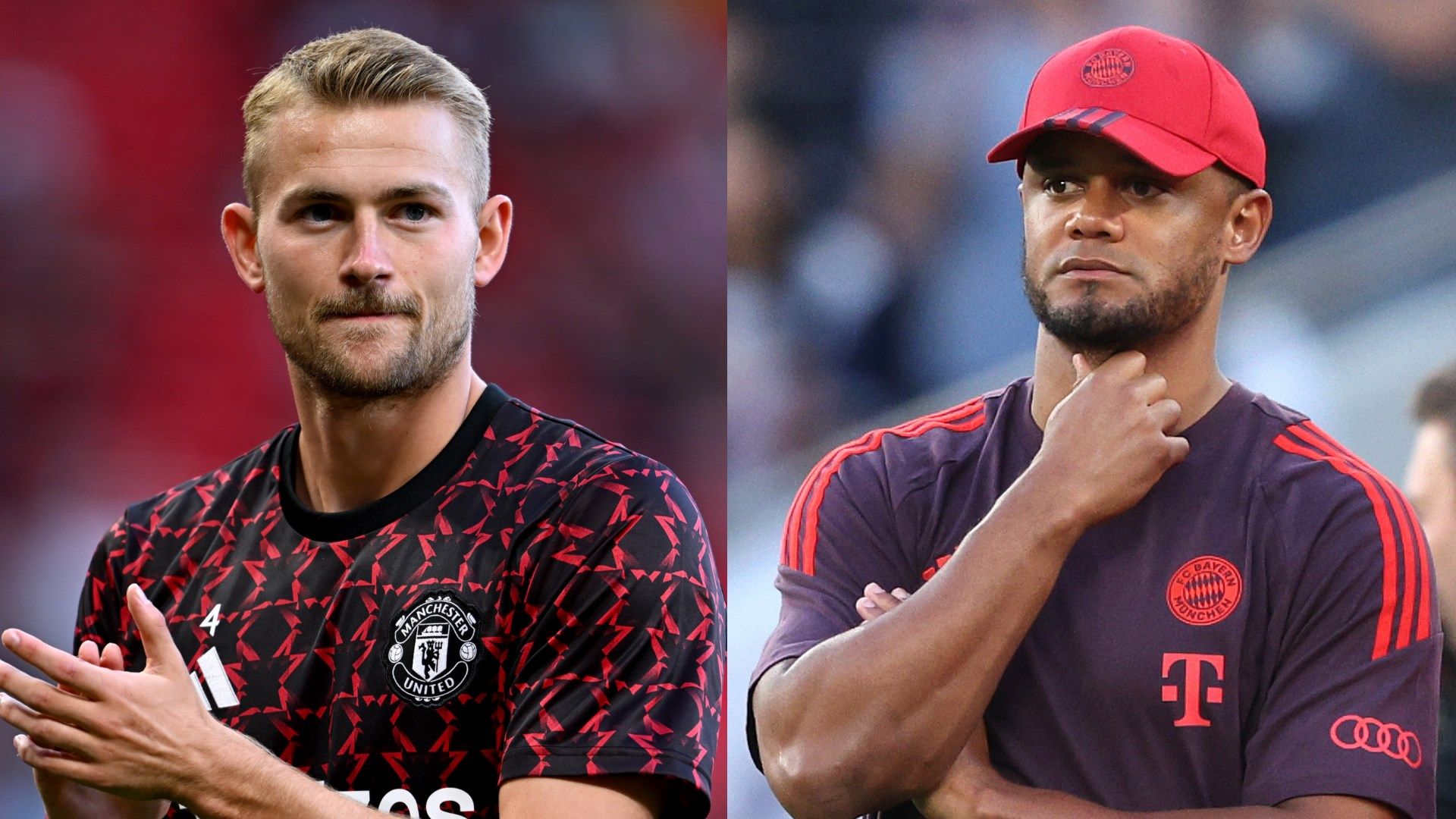 Matthijs de Ligt Vincent Kompany Bayern Muncih Man Utd
