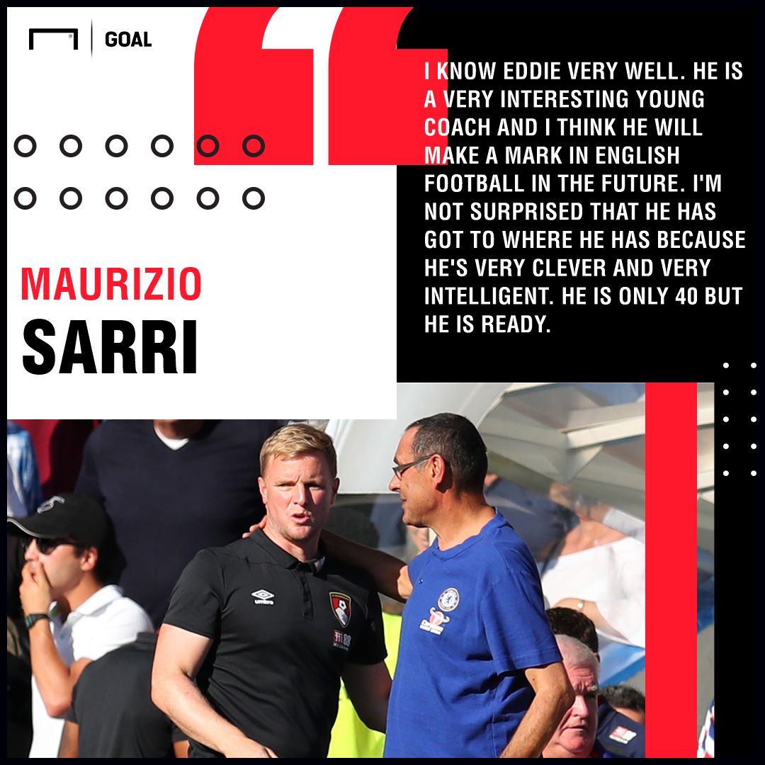 Maurizio Sarri Eddie Howe PS