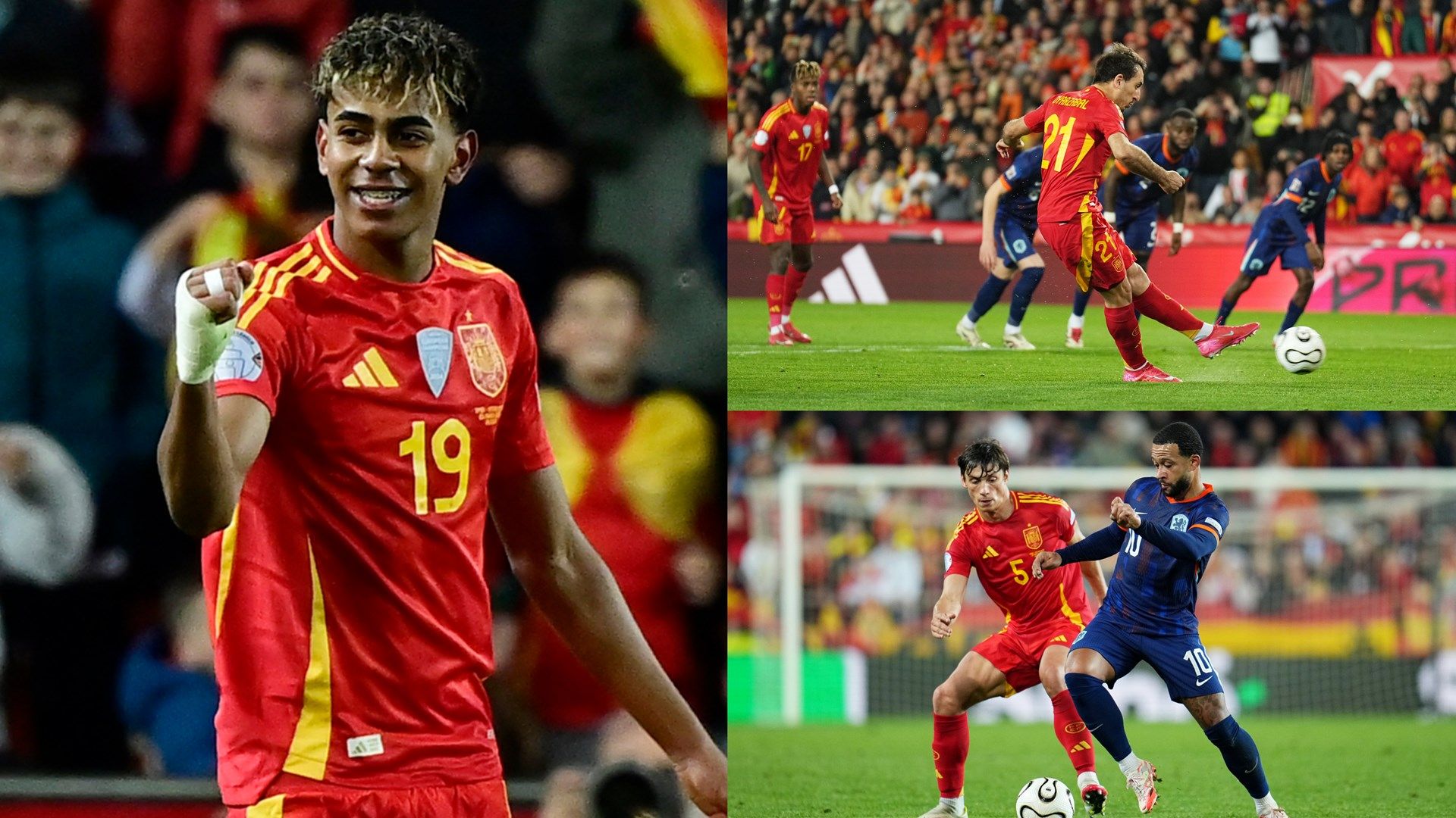Rollercoaster night for Lamine Yamal! Barcelona wonderkid scores stunning goal for Spain before getting lucky escape in penalty shootout win over Netherlands as makeshift No.9 Mikel Oyarzabal delivers masterclass