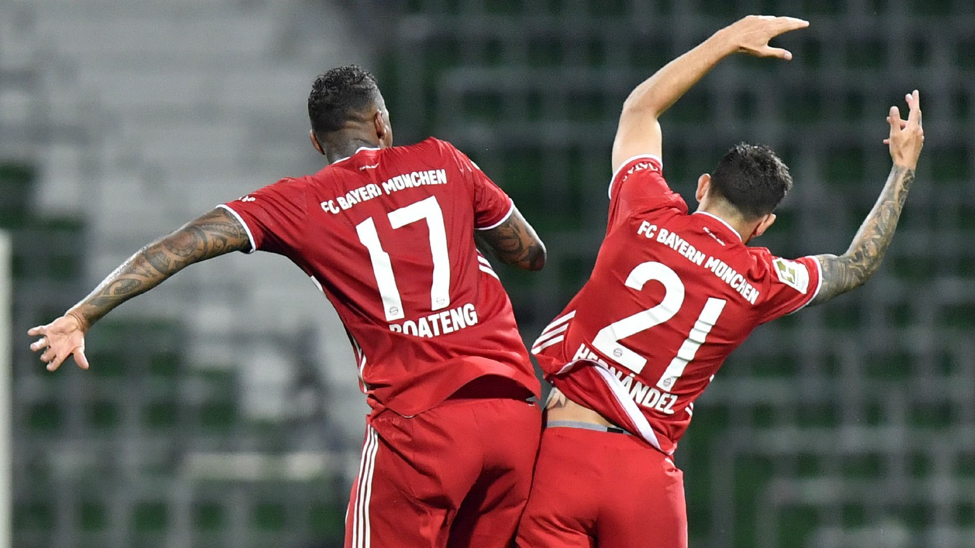 JEROME BOATENG LUCAS HERNANDEZ BAYERN MÜNCHEN GERMAN BUNDESLIGA 16062020