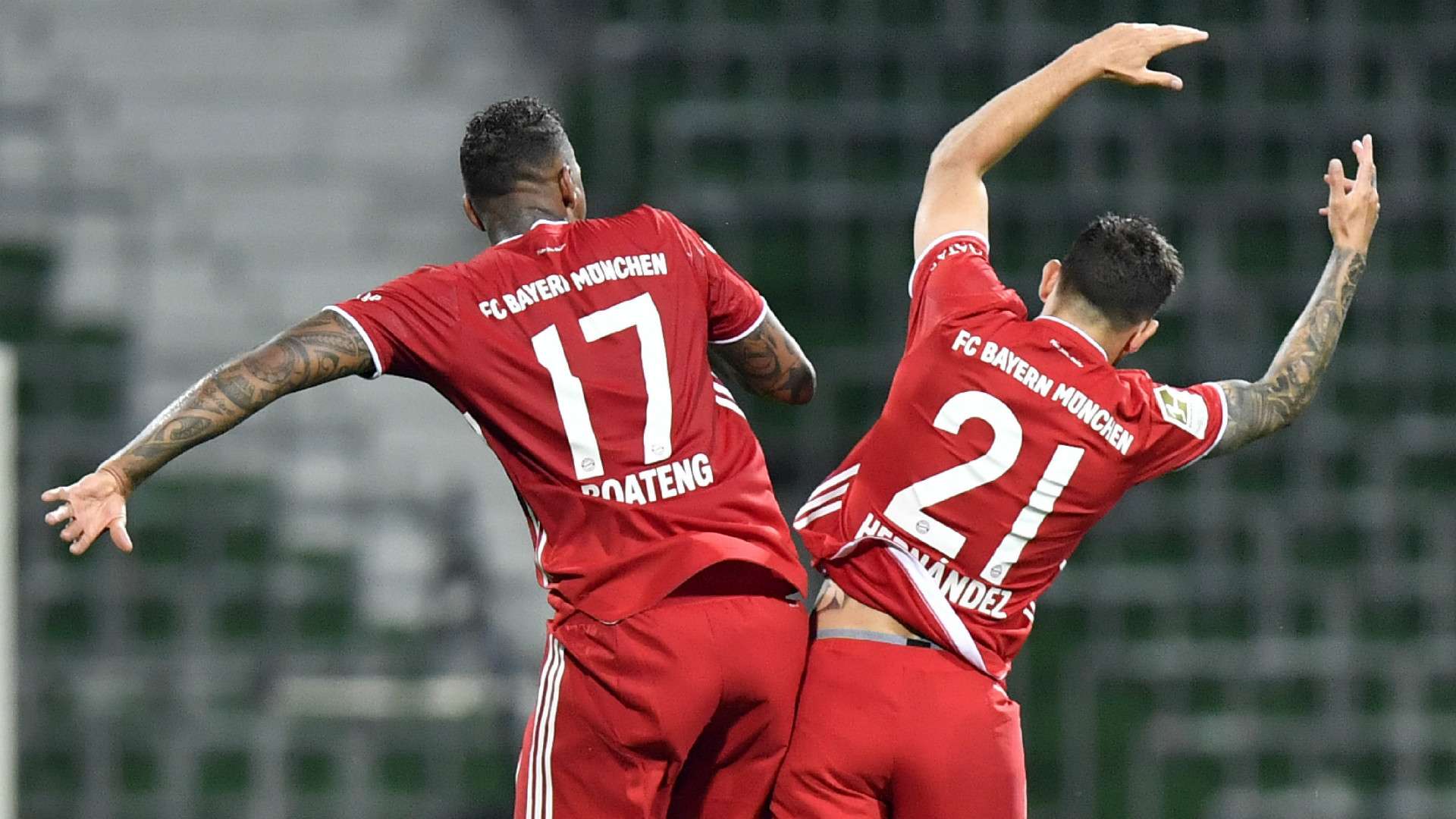 JEROME BOATENG LUCAS HERNANDEZ BAYERN MÜNCHEN GERMAN BUNDESLIGA 16062020