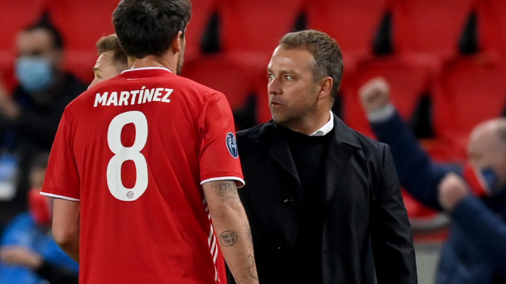 Javi Martínez Hansi Flick Bayern PSG Champions League 13 04 2021