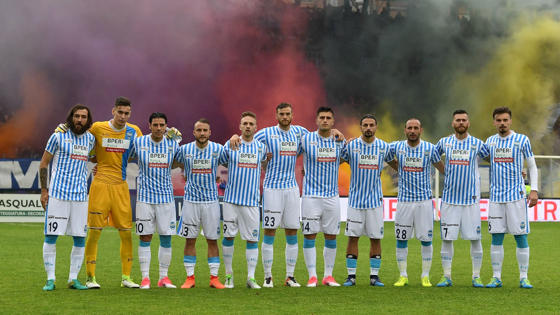 SPAL lineup Serie B 2016-17