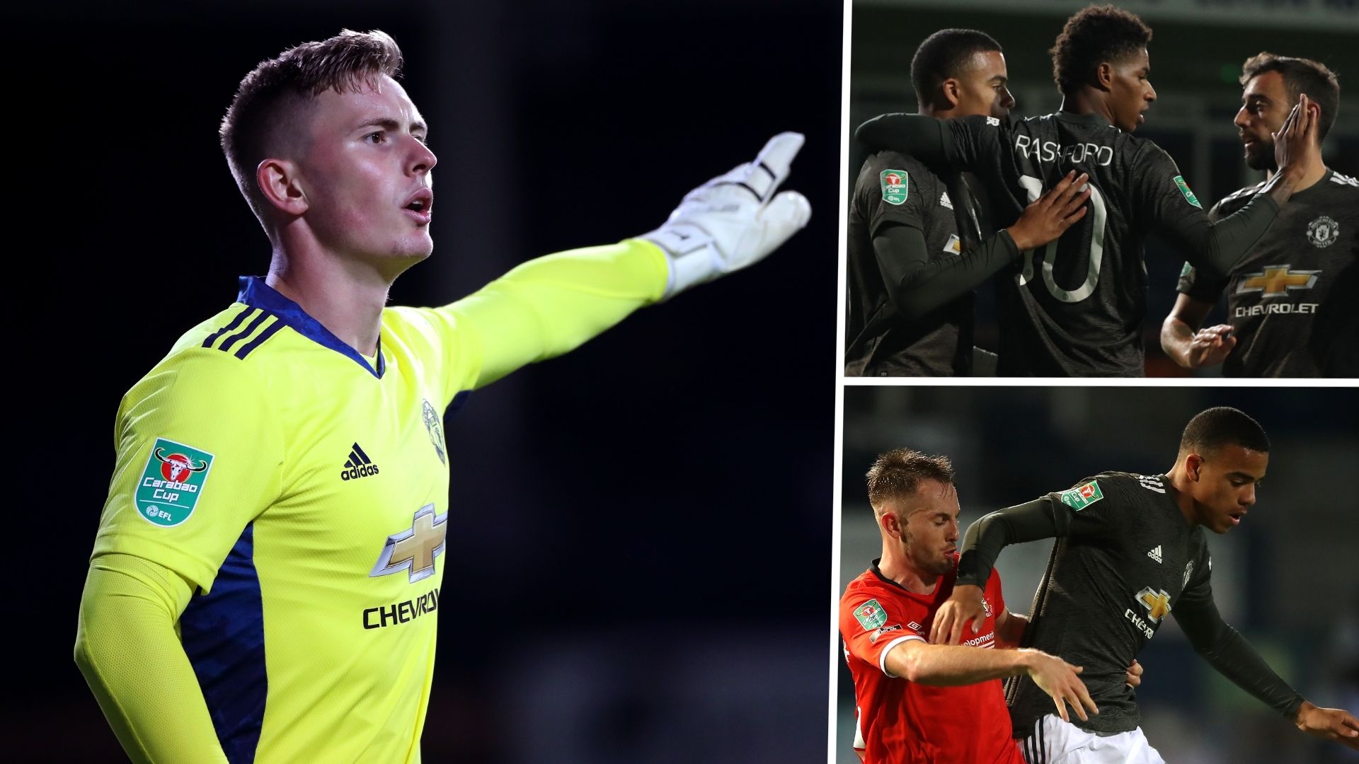 Henderson Rashford Greenwood Manchester United Luton 2020-21 GFX