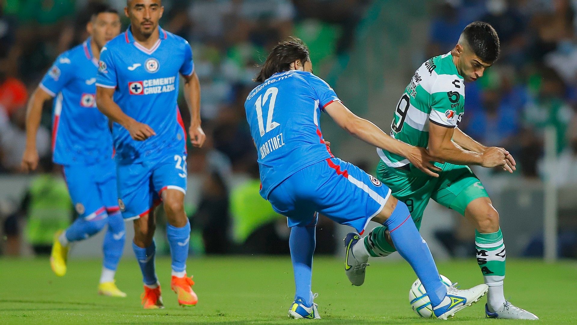 Joaquín Martínez Juan Brunetta Santos Cruz Azul Apertura 2022