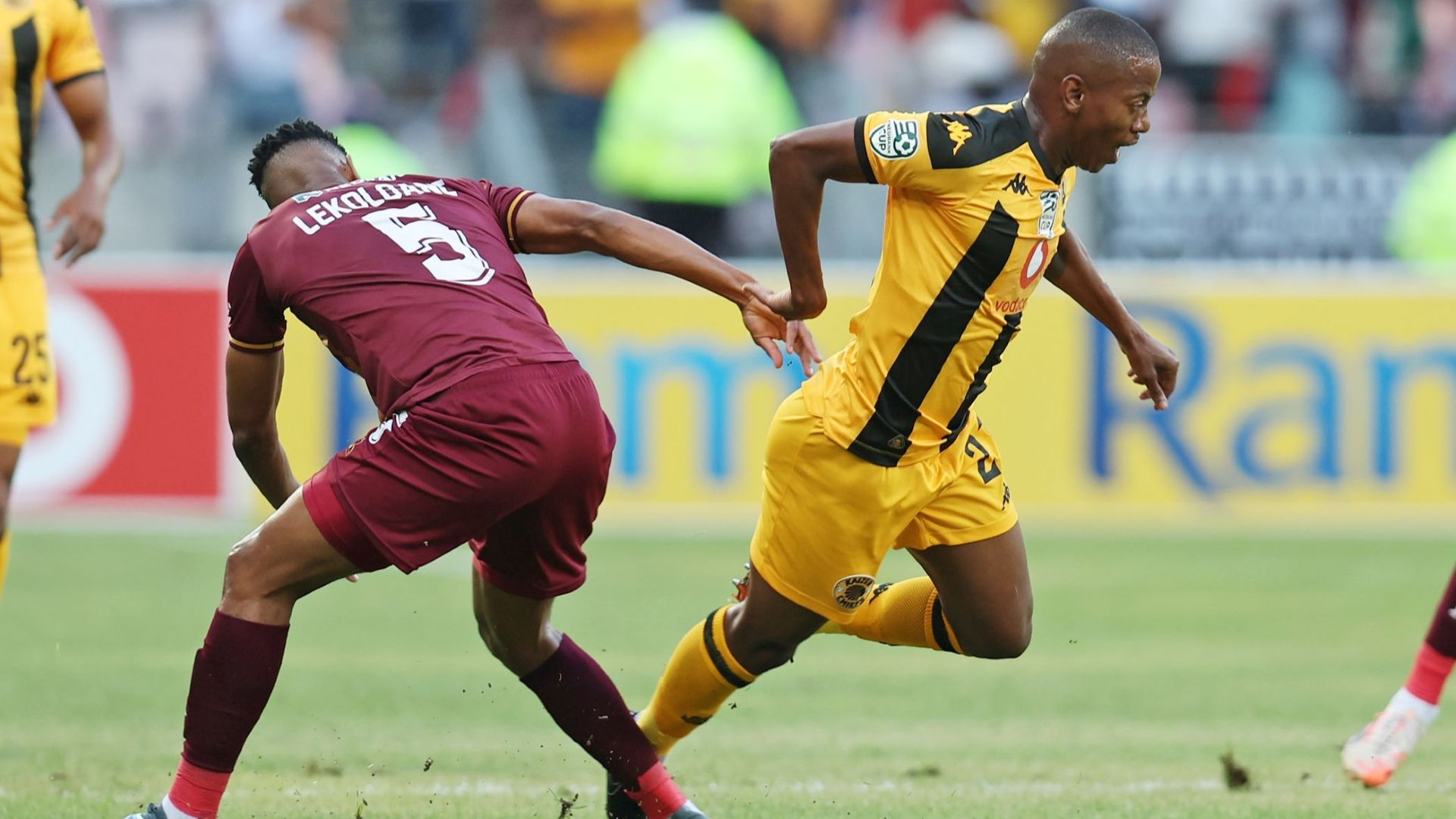 Thabo Cele and Khomotjo Lekoloane, Kaizer Chiefs vs Stellenbosch