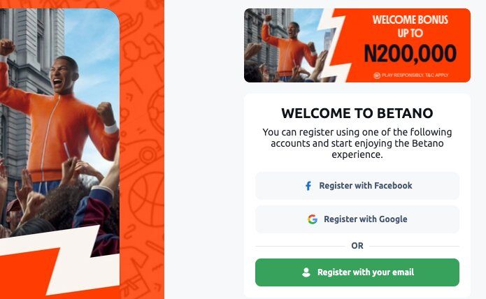 Betano Registration