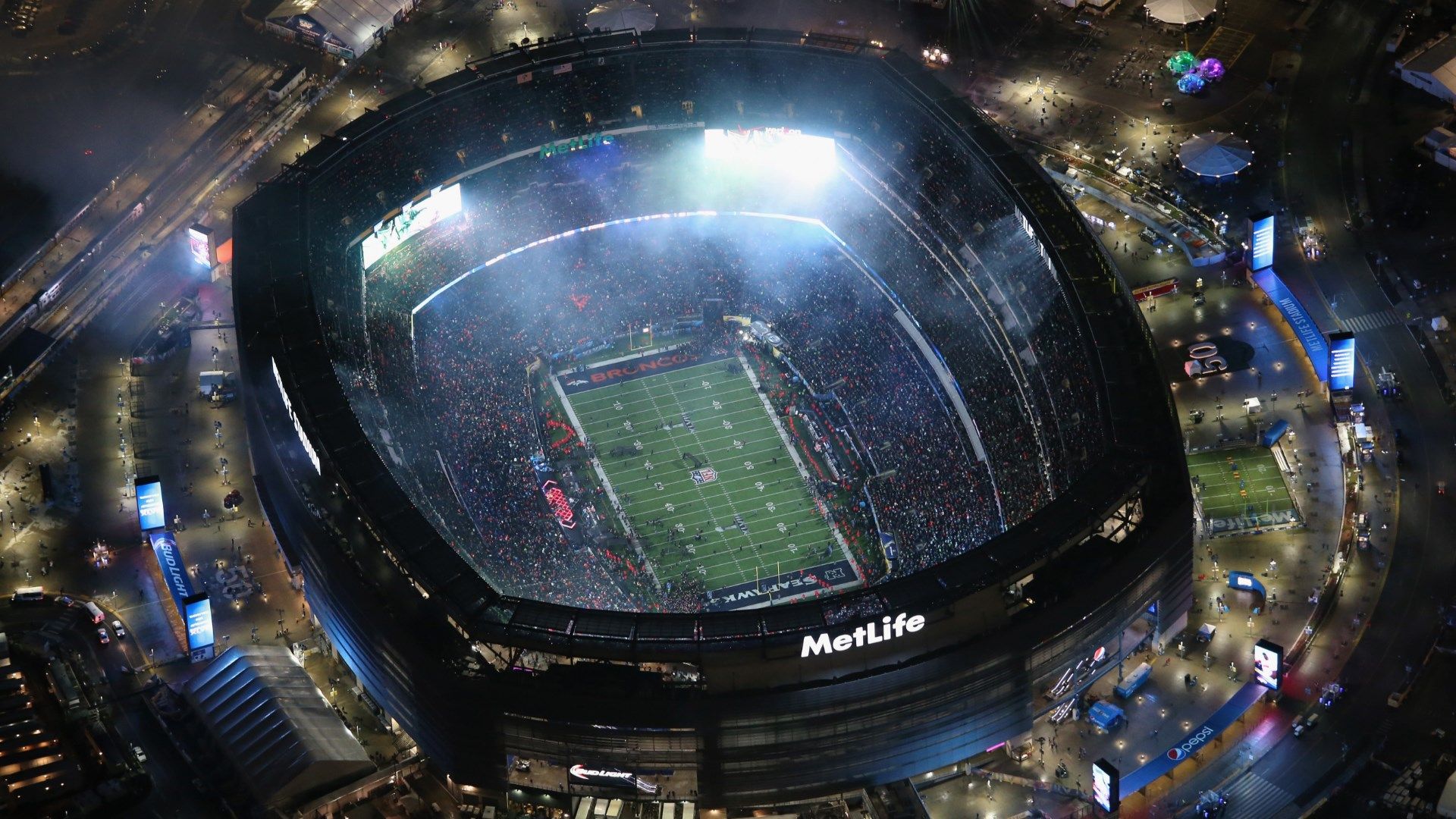 MetLife Stadium aerial view