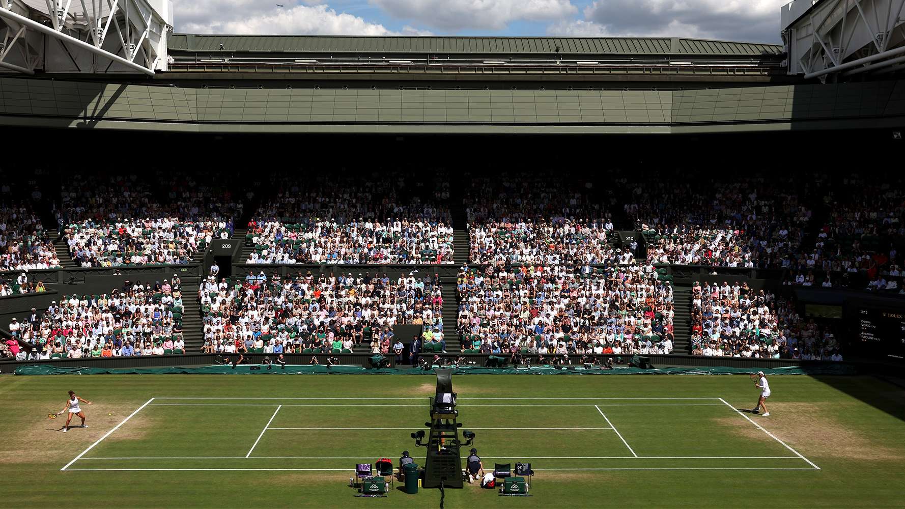 Wimbledon 2024 court view