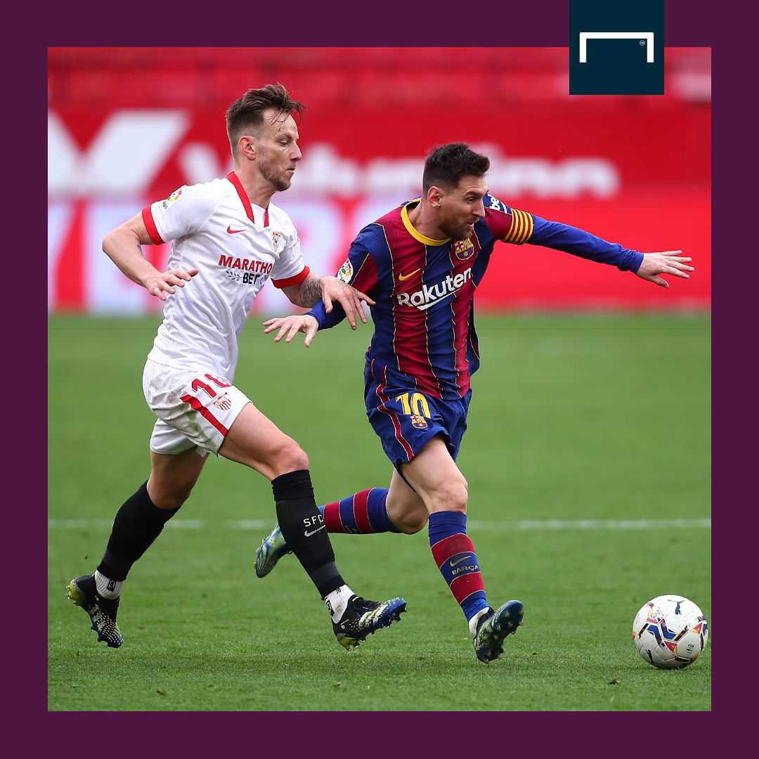 Ivan Rakitic Lionel Messi GFX