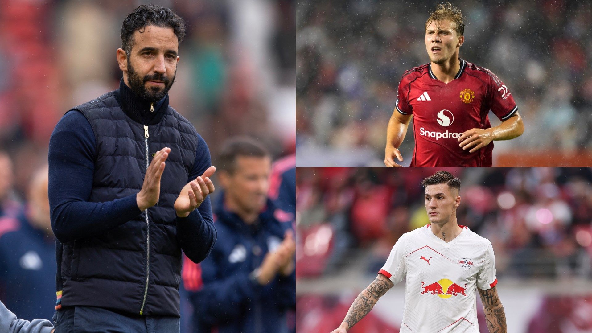 Ruben Amorim Benjamin Sesko Rasmus Hojlund