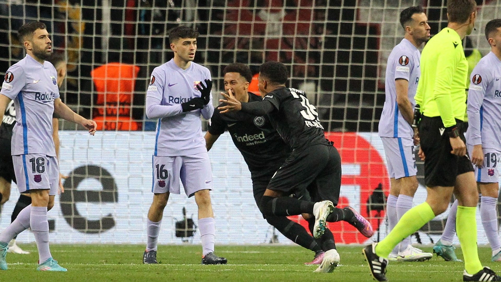 Frankfurt Barcelona Europa League 07042022