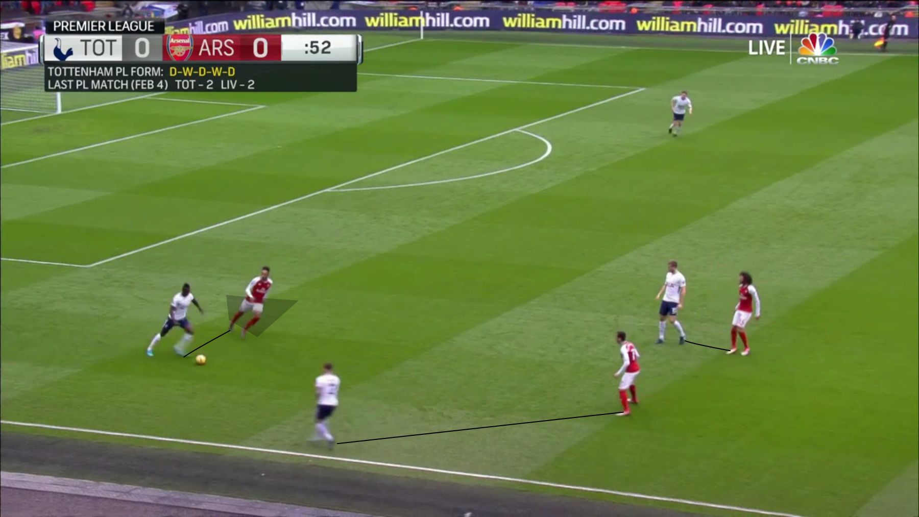 Arsenal Spurs 6.