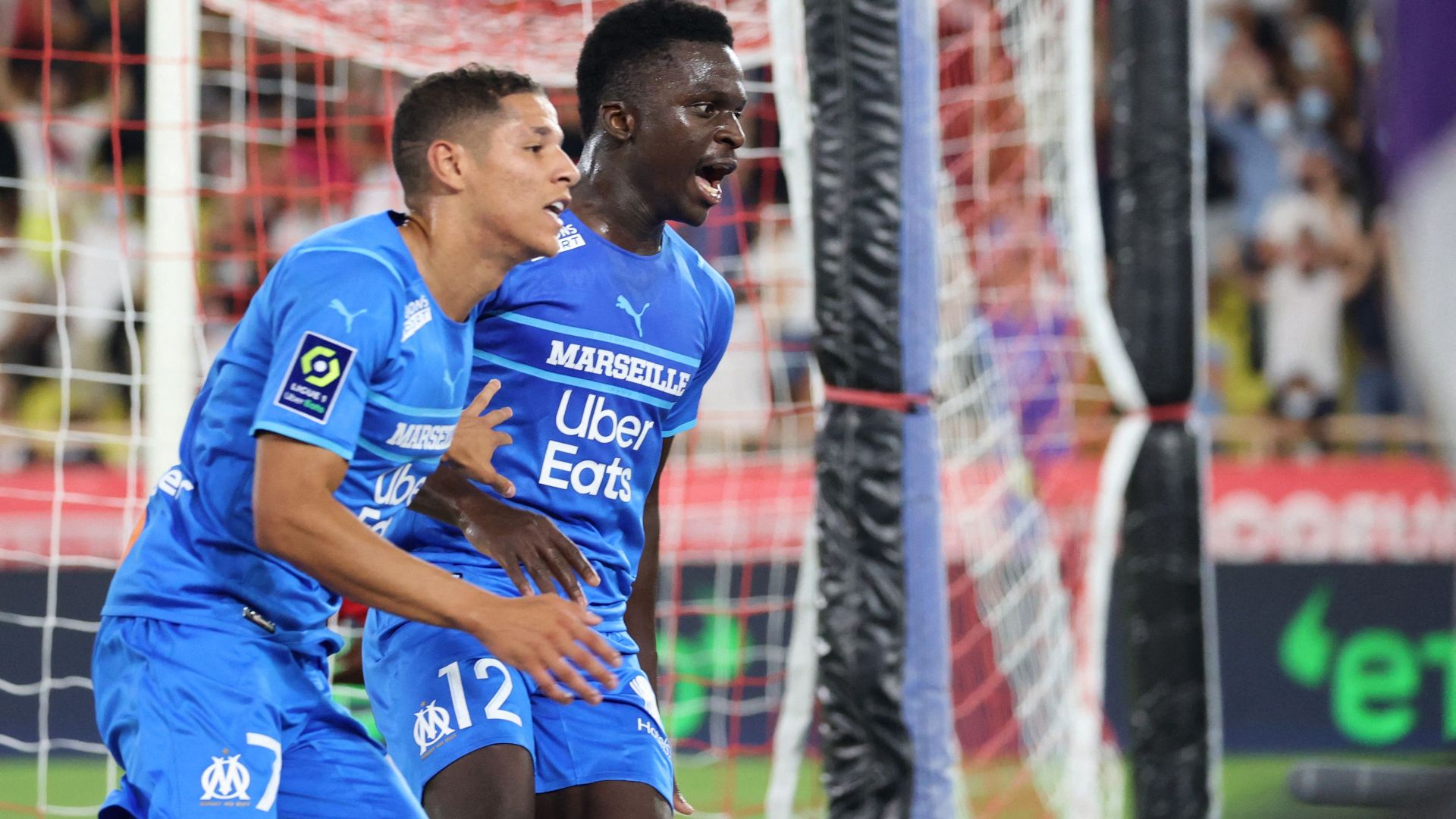 Bamba Dieng Amine Harit Monaco Marseille Ligue 1 11092021