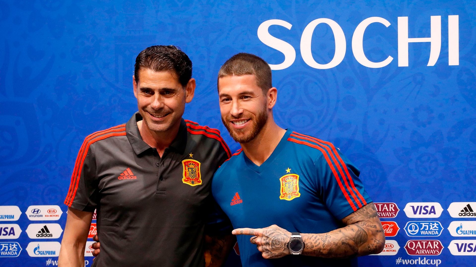 Fernando Hierro Sergio Ramos Spanien 14062018