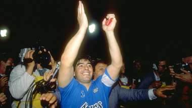 DIEGO MARADONA NAPOLI 17051989