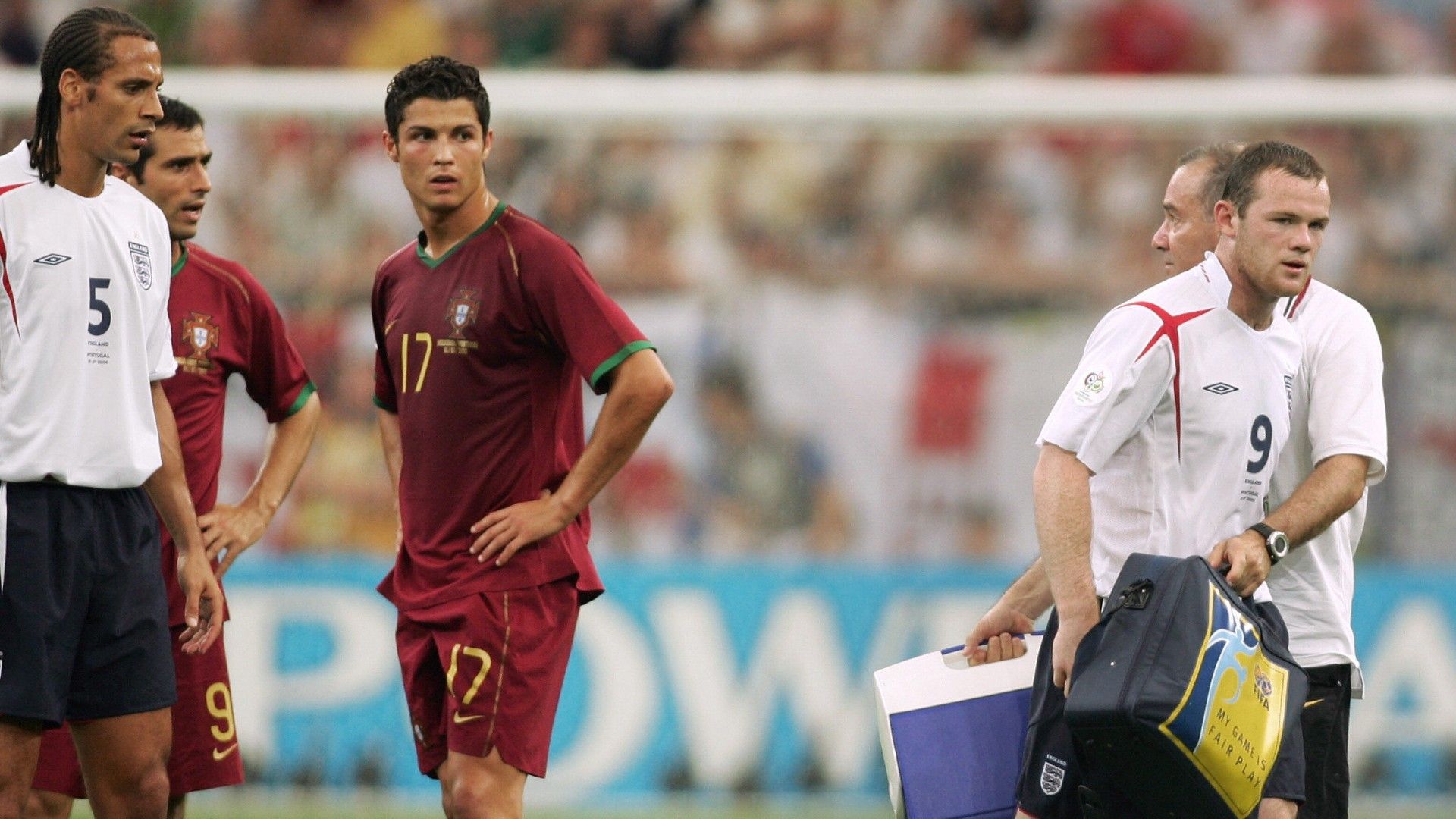 Wayne Rooney Cristiano Ronaldo World Cup 2006