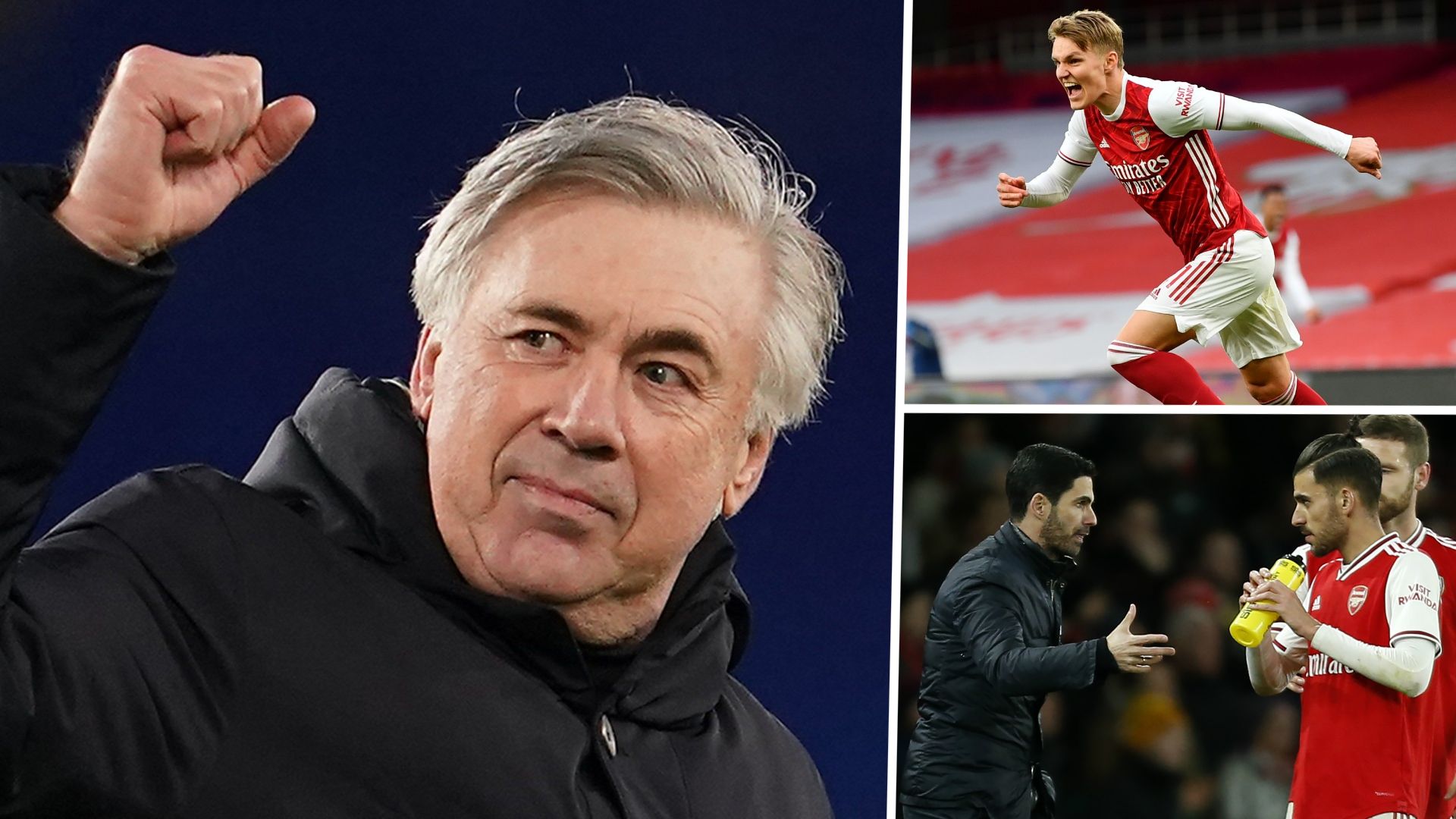 Ancelotti, Arsenal - GFX