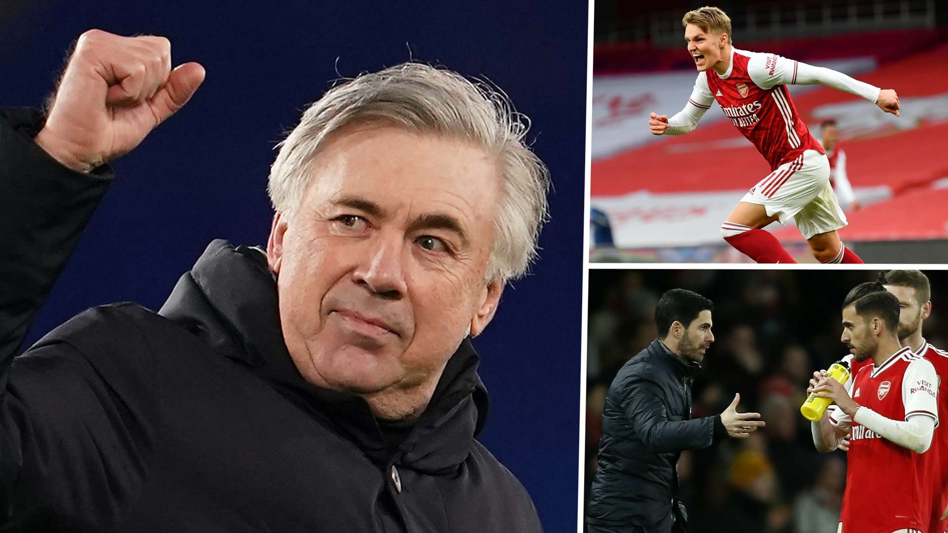 Ancelotti, Arsenal - GFX