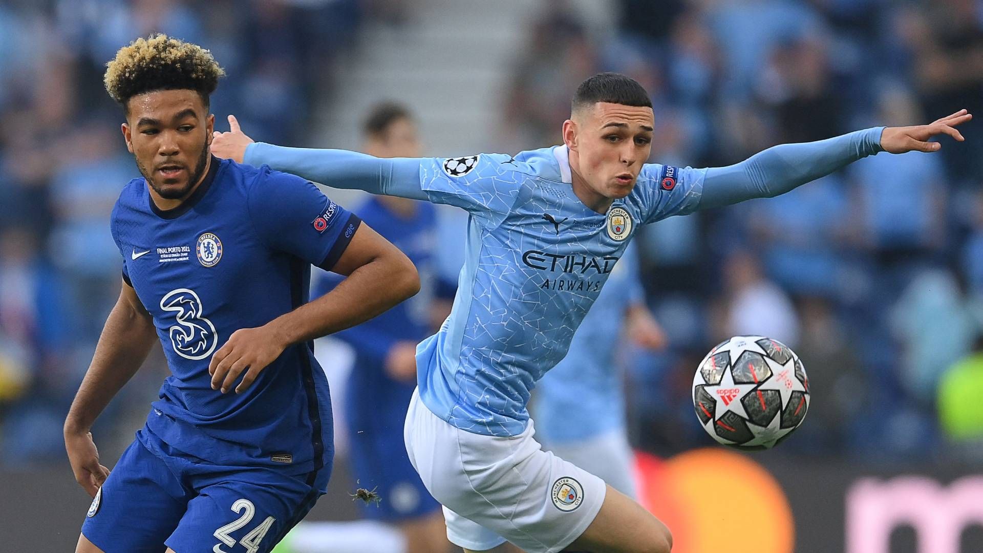 Phil Foden Manchester City Reece James FC Chelsea Champions League Finale