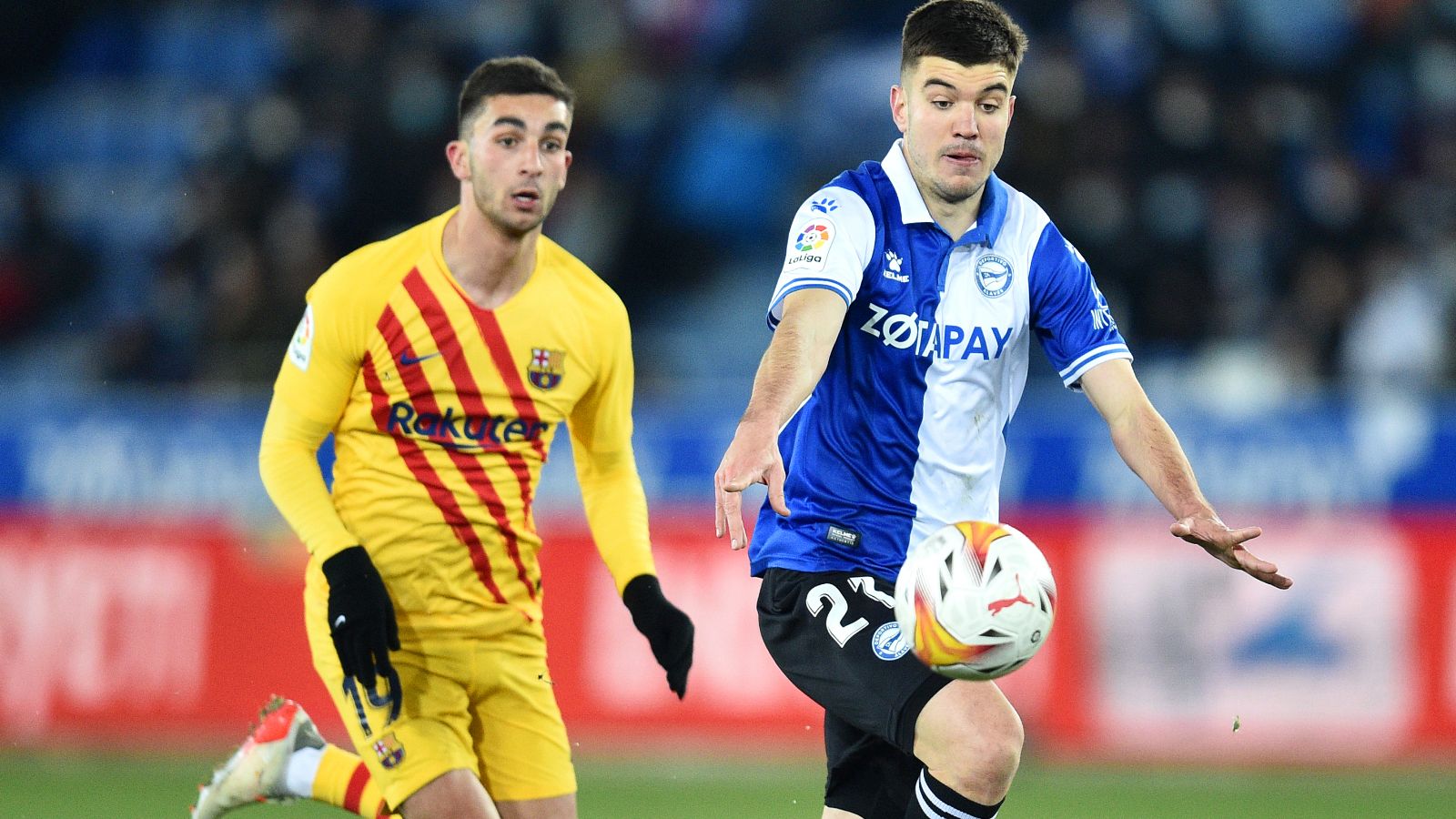 Ferran Torres Alavés Barcelona Liga 23012022