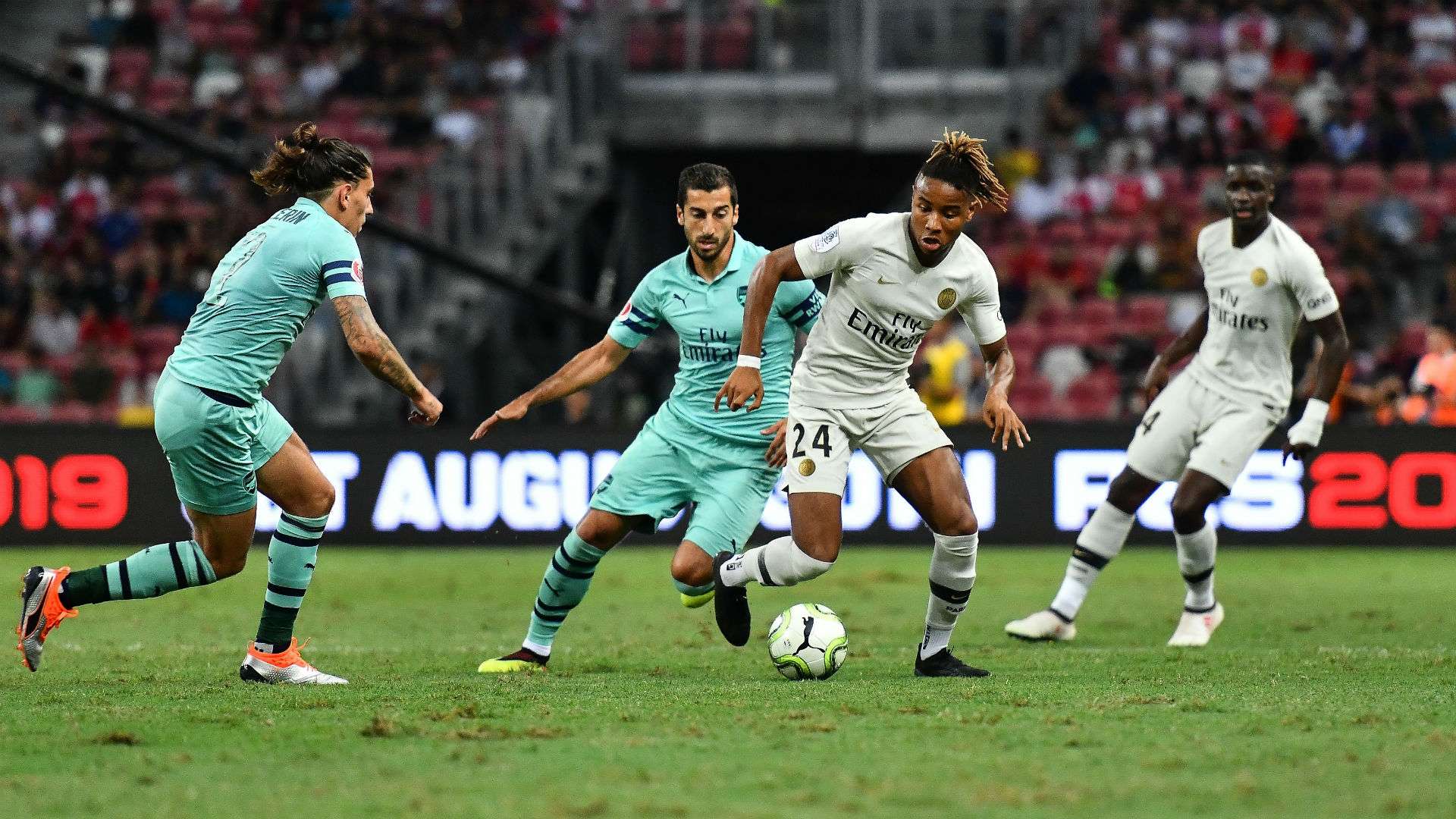 Christopher Nkunku Henrikh Mkhitaryan Arsenal PSG ICC 28072018