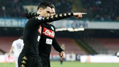 Josè Callejon Dries Mertens Napoli Fiorentina