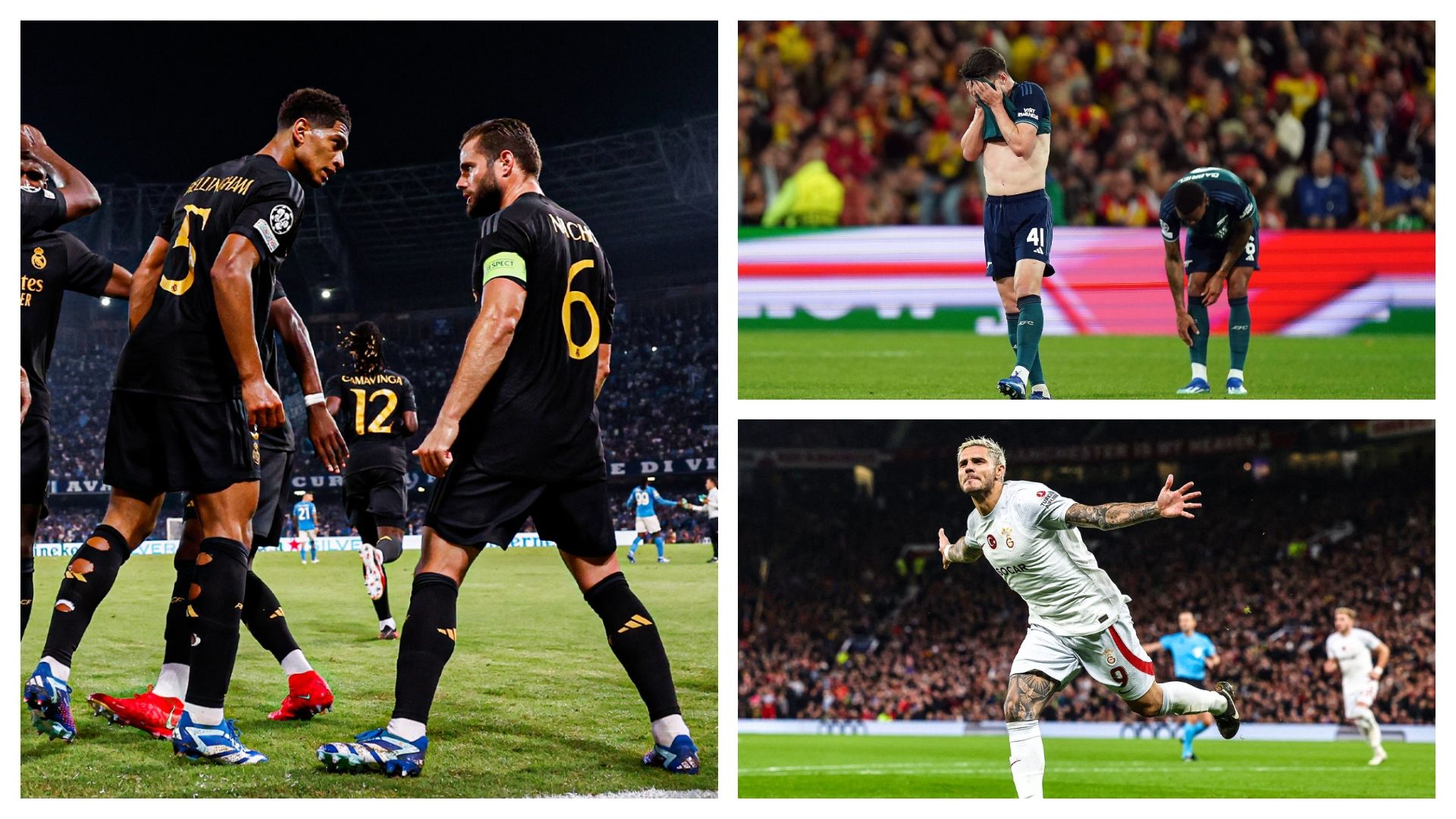 Real Madrid Man Utd Arsenal