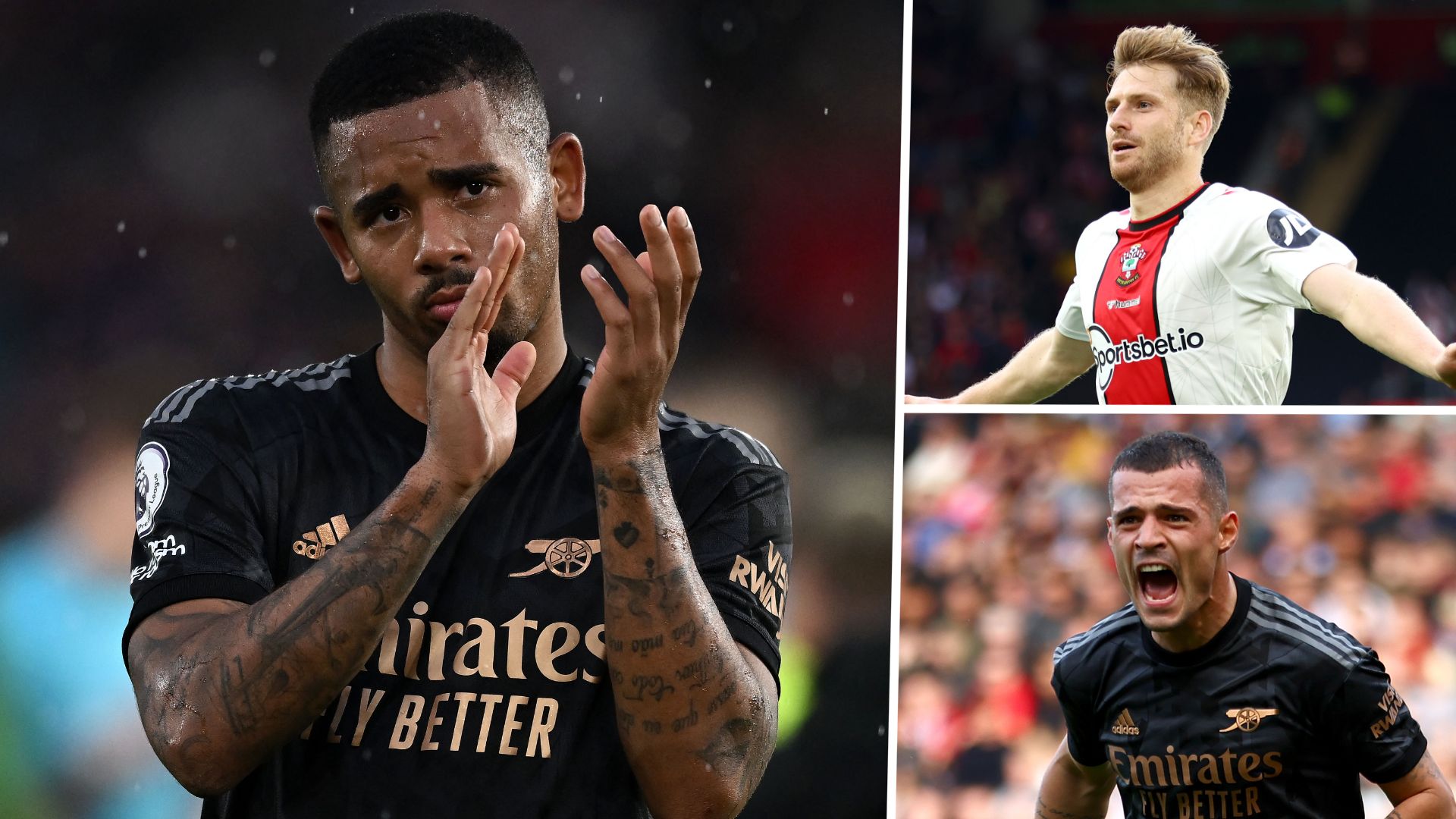 Jesus Arsenal Xhaka Southampton