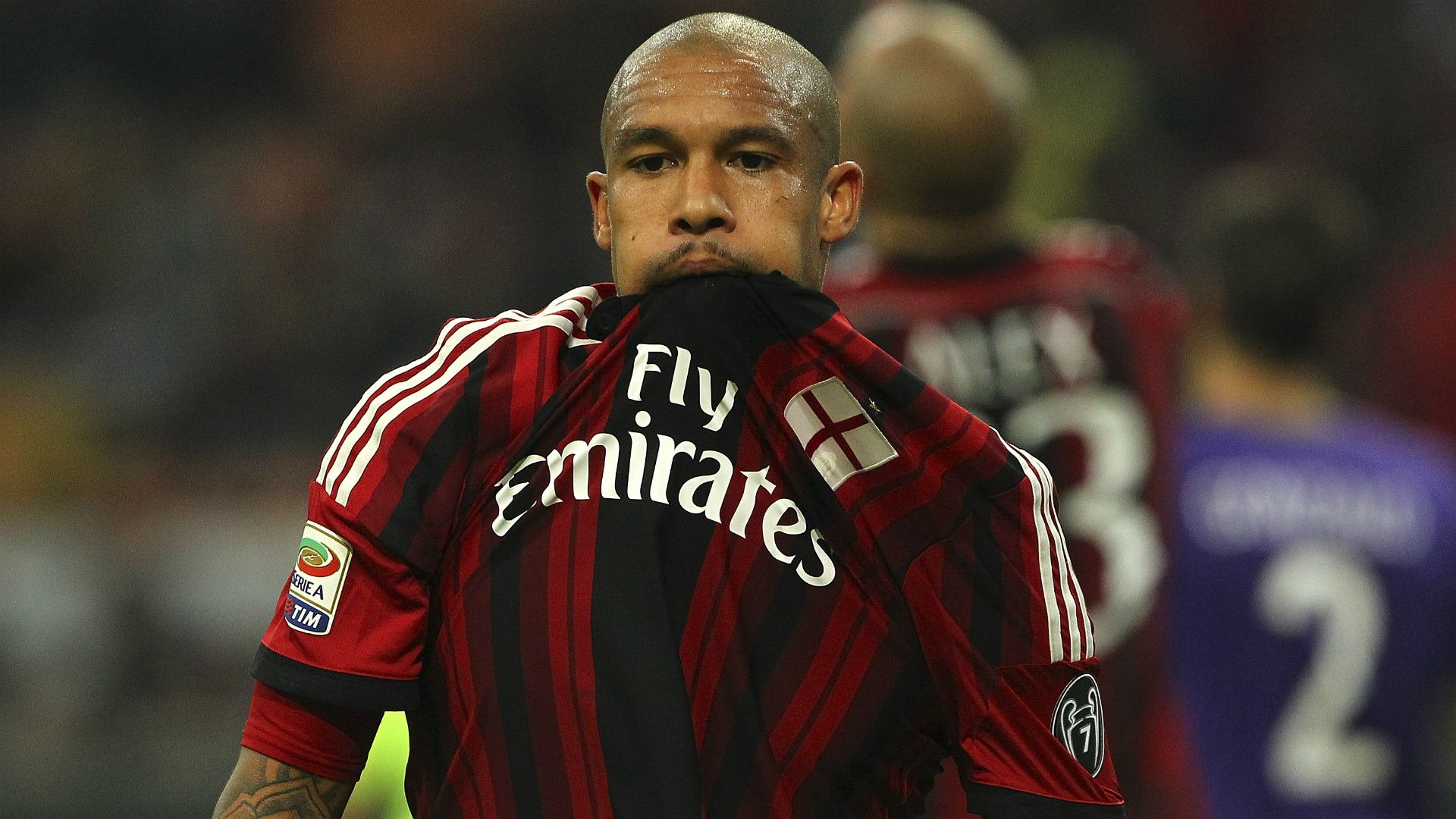 Nigel De Jong AC Milan Serie A 261014