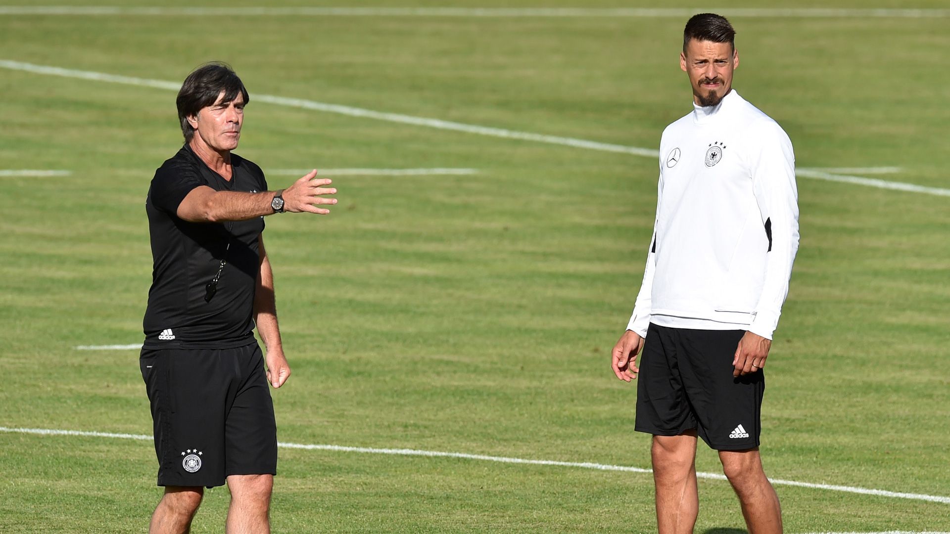 Joachim Löw Sandro Wagner DFB-Team Deutschland 08062017