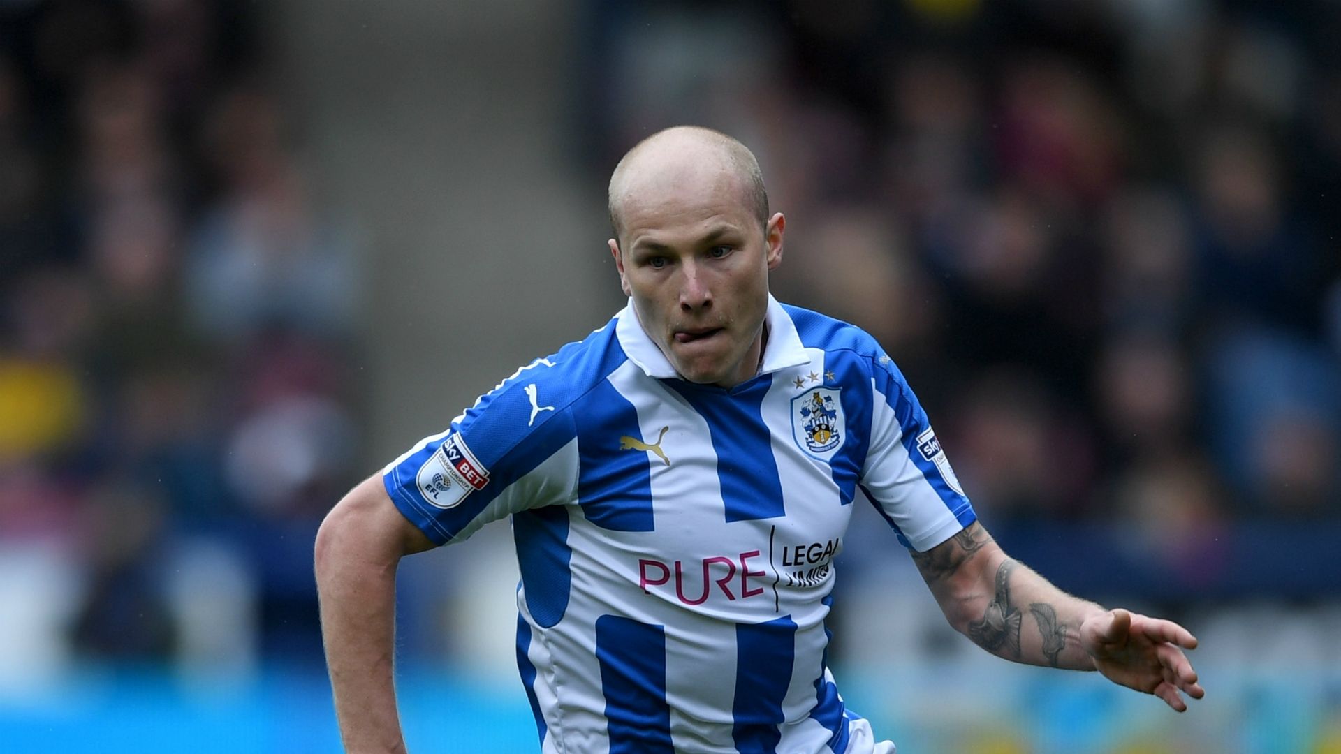 Aaron Mooy Huddersfield Town v Preston North End Championship 14042017