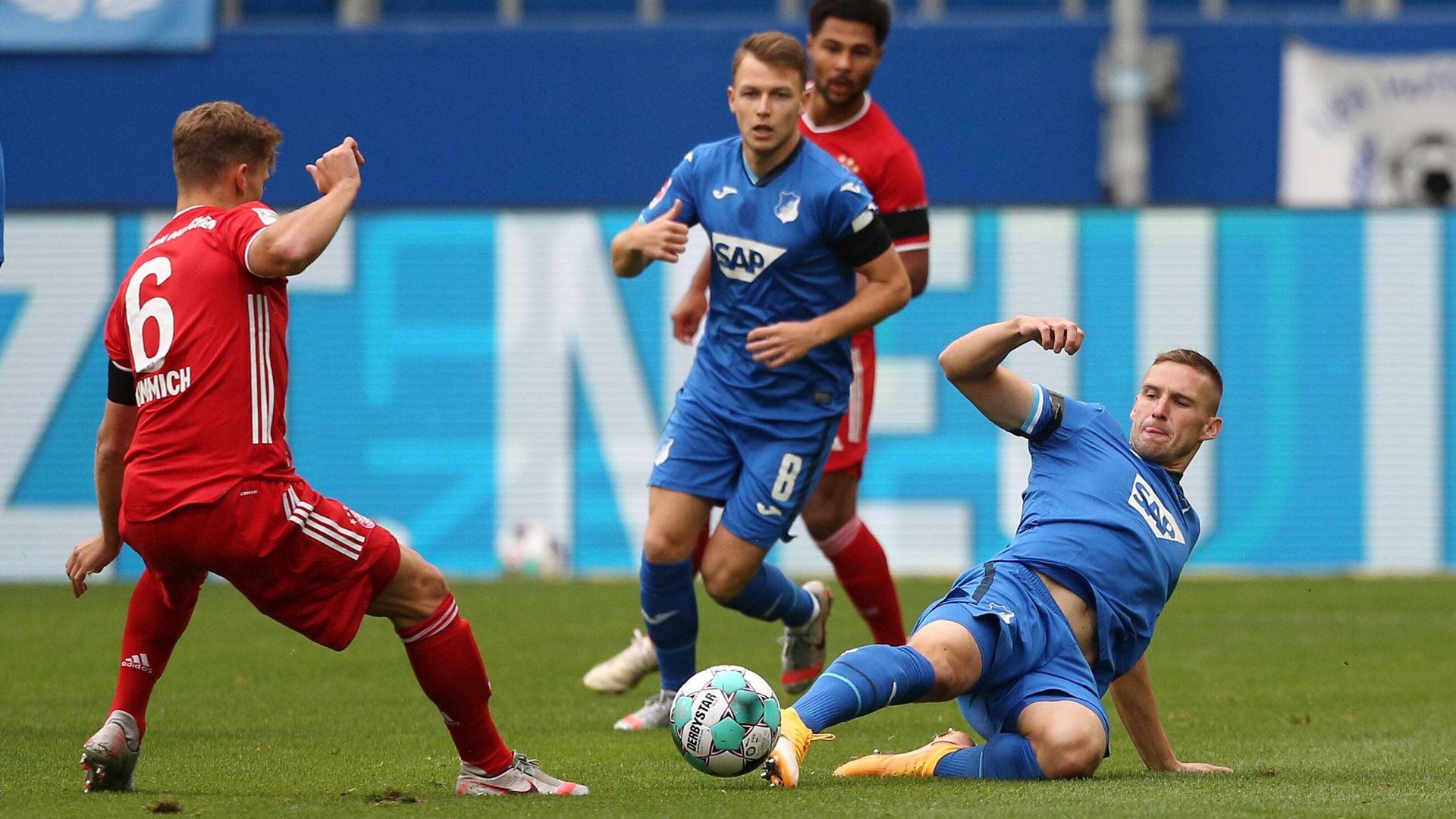 ONLY GERMANY Pavel Kaderabek Joshua Kimmich 1899 Hoffenheim Bayern Munchen Bundesliga 2020