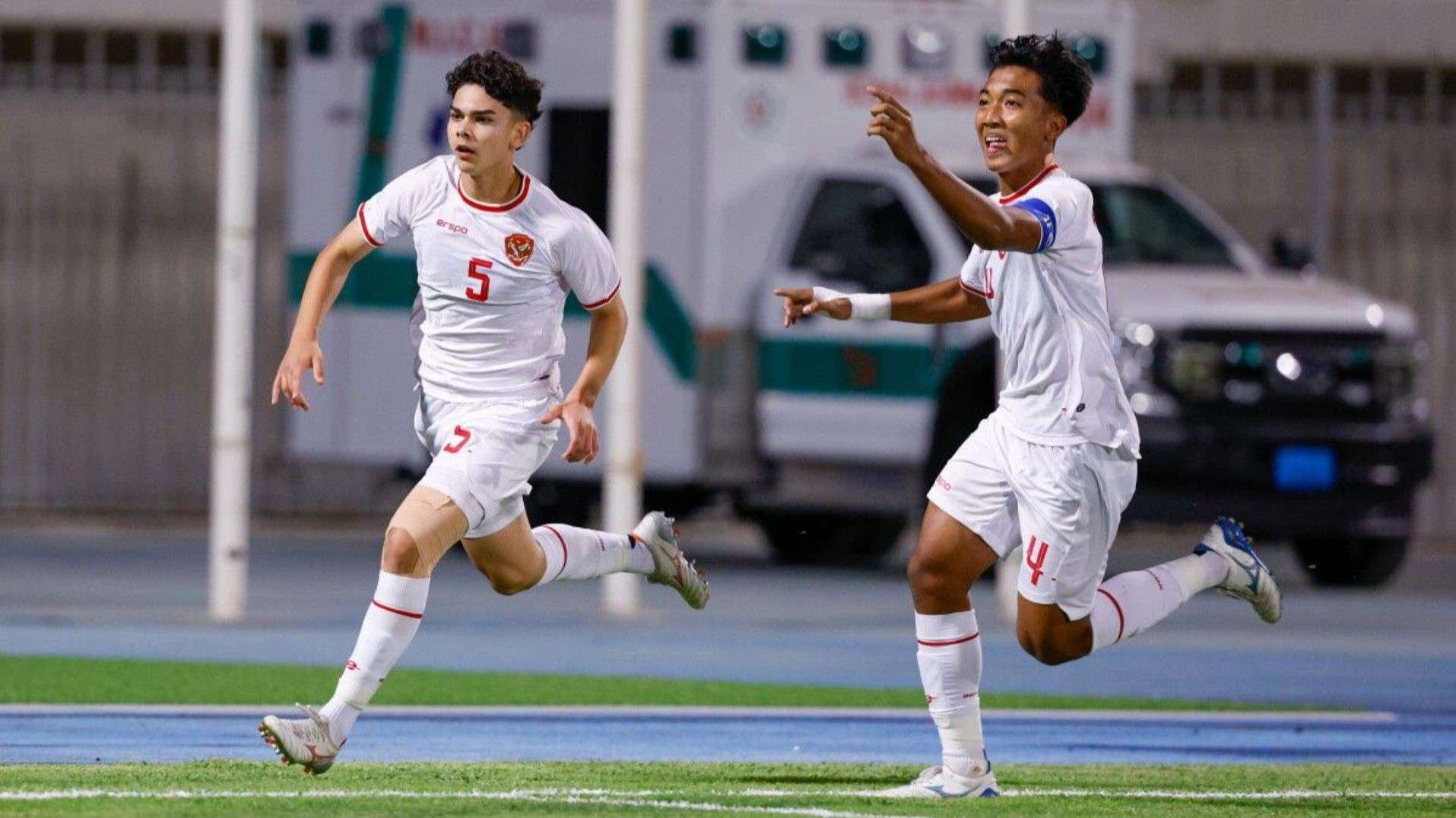 Selebrasi Mathew Baker - Timnas Indonesia U-17 vs Kuwait U-17 23102024