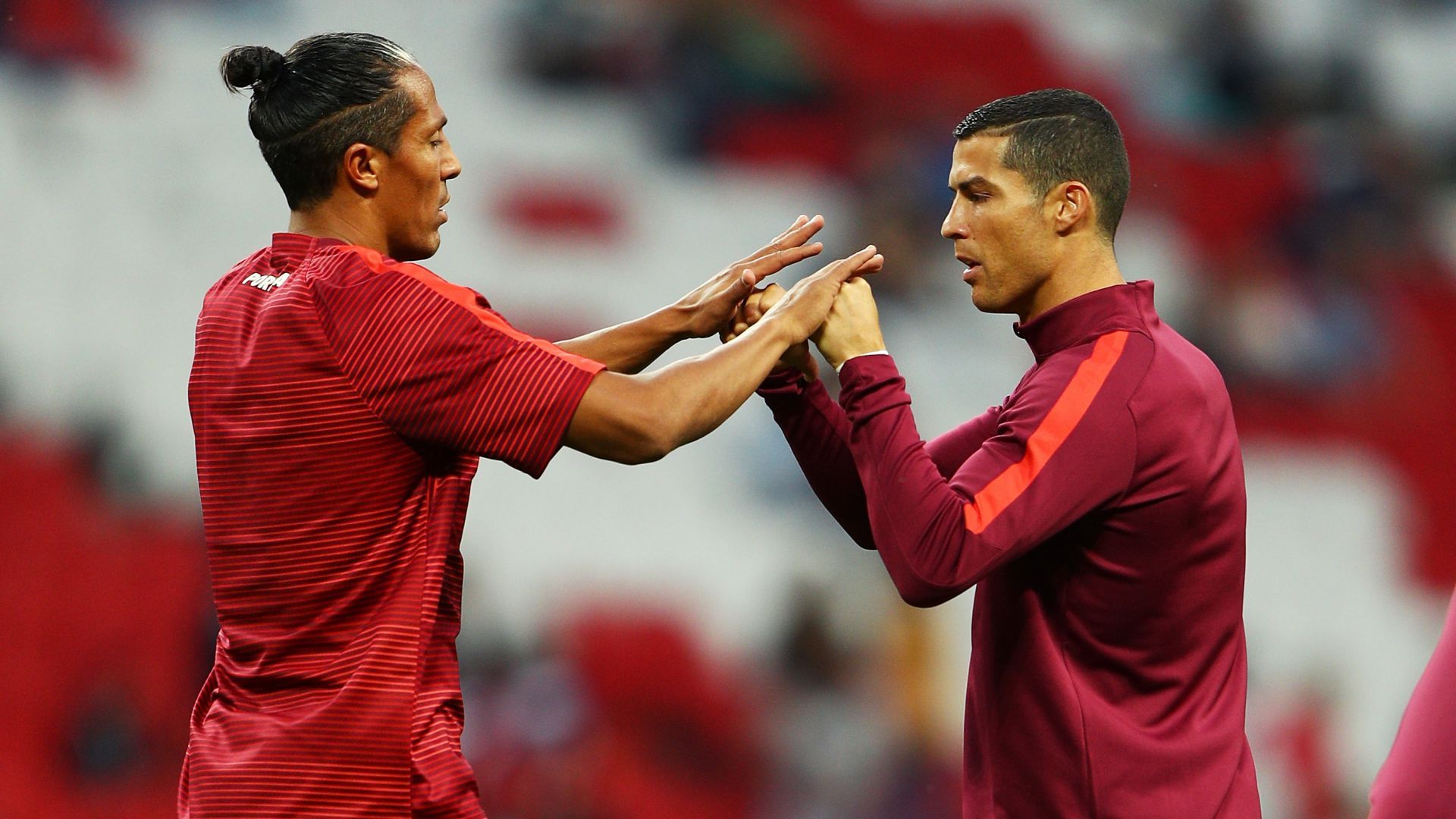 Bruno Alves Cristiano Ronaldo Portugal
