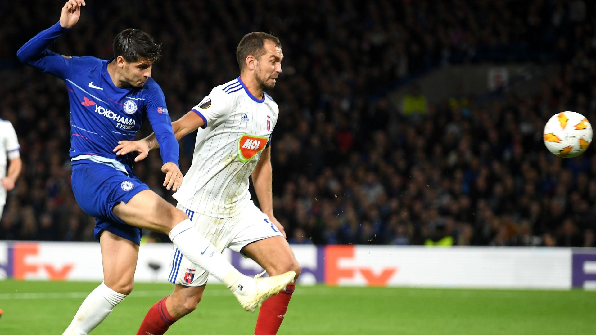 Morata Goal Europa Chelsea Vidi