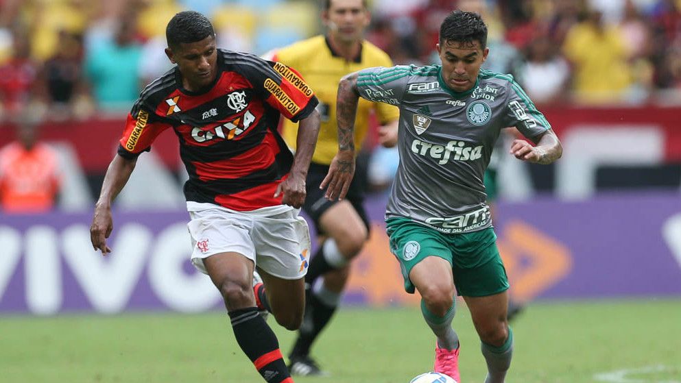 Marcio Araujo e Dudu - Palmeiras x Flamengo