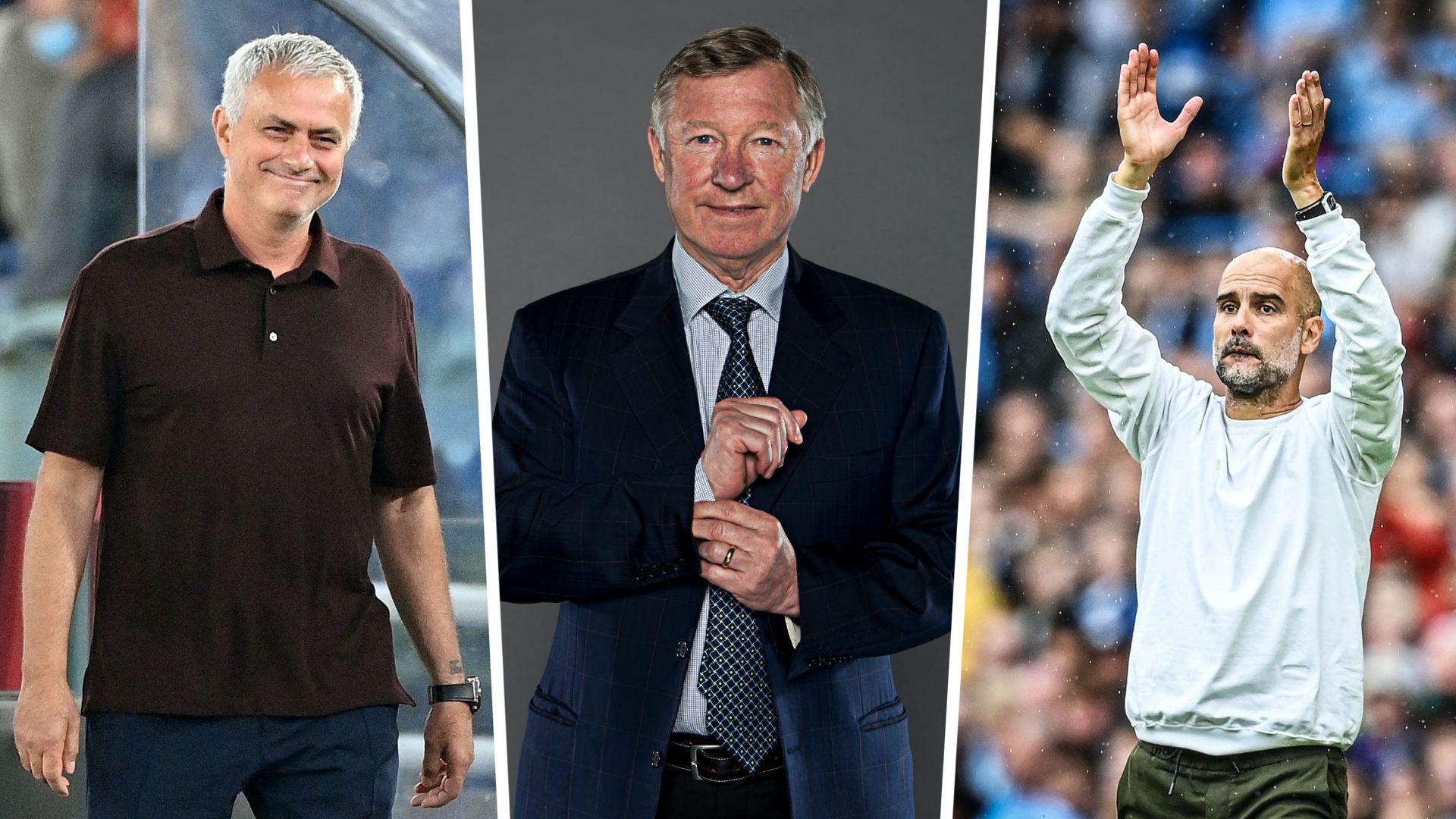Mourinho & Ferguson & Guardiola 
