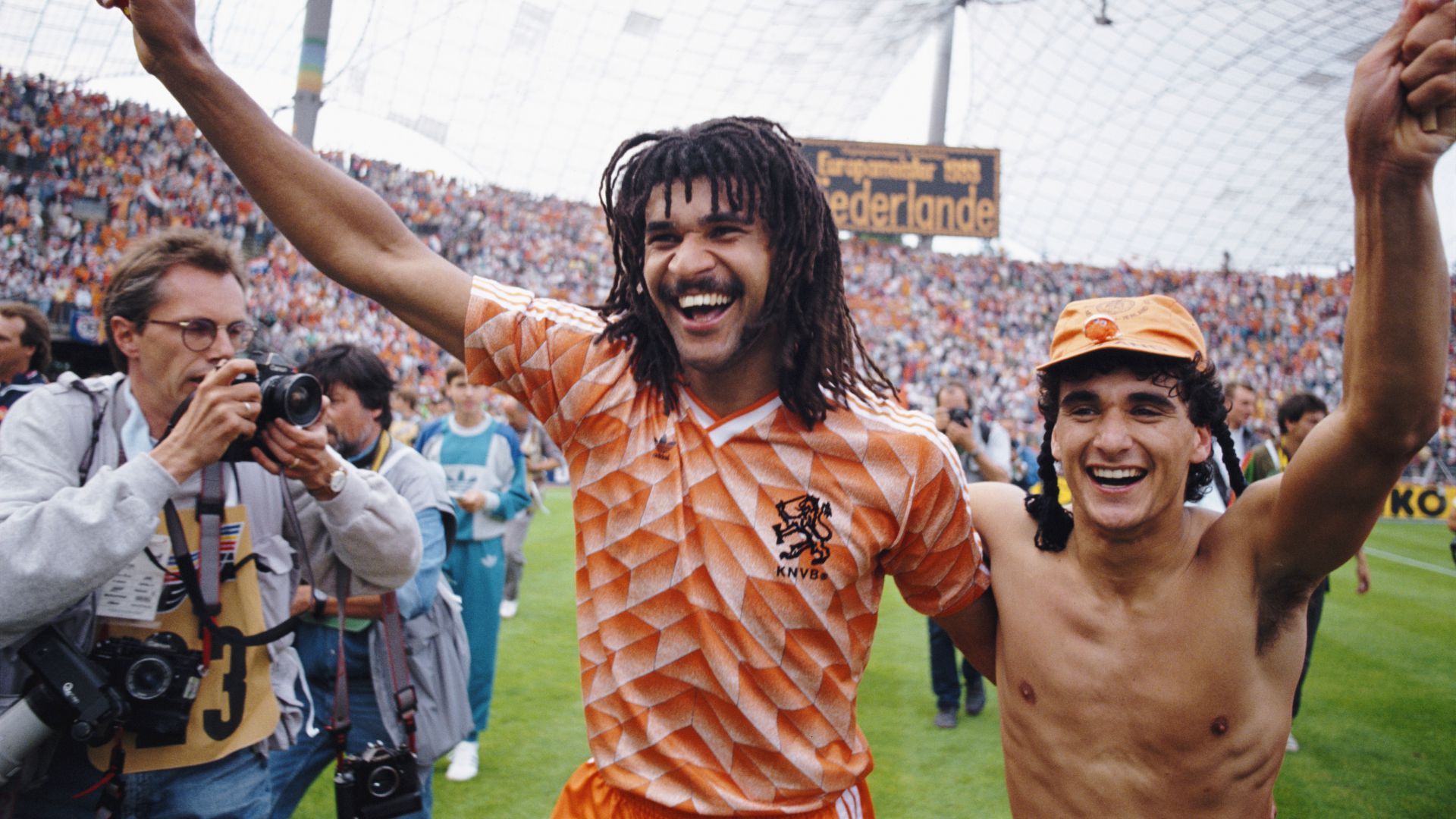 Ruud Gullit Gerald Vanenburg Netherlands 1988