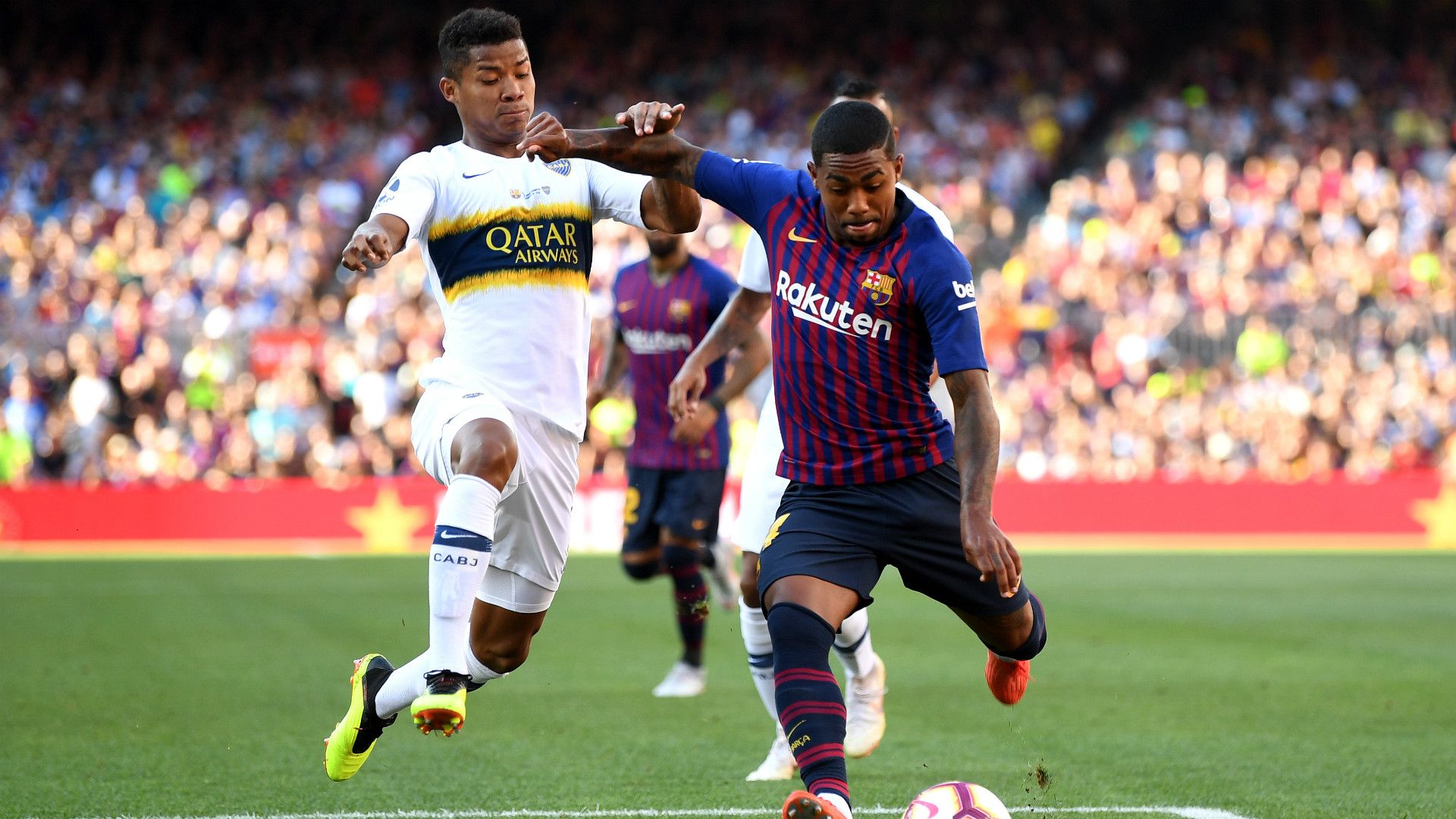 Malcom Wiliam Barrios Barcelona Boca Trofeo Joan Gamper 15082018