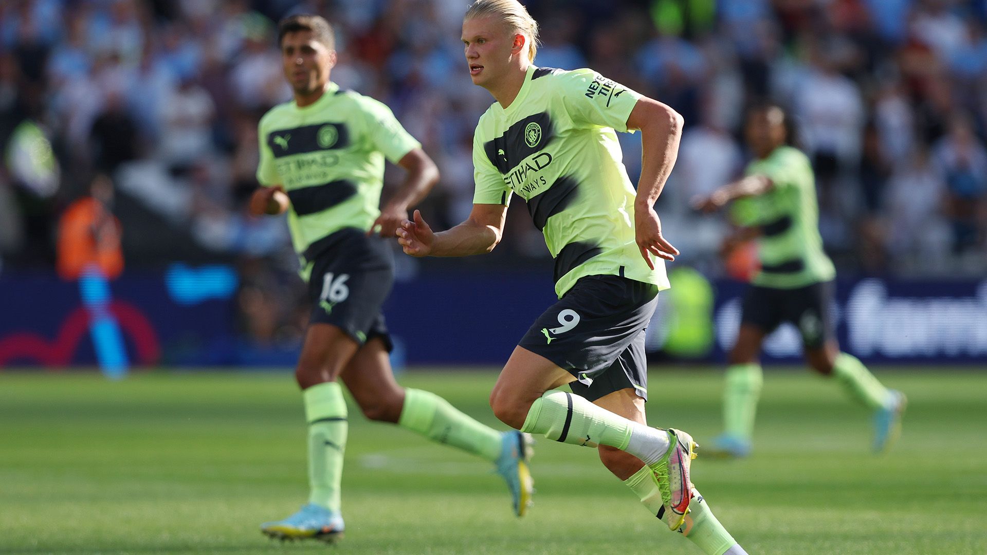 Haaland Nike Man City debut boots