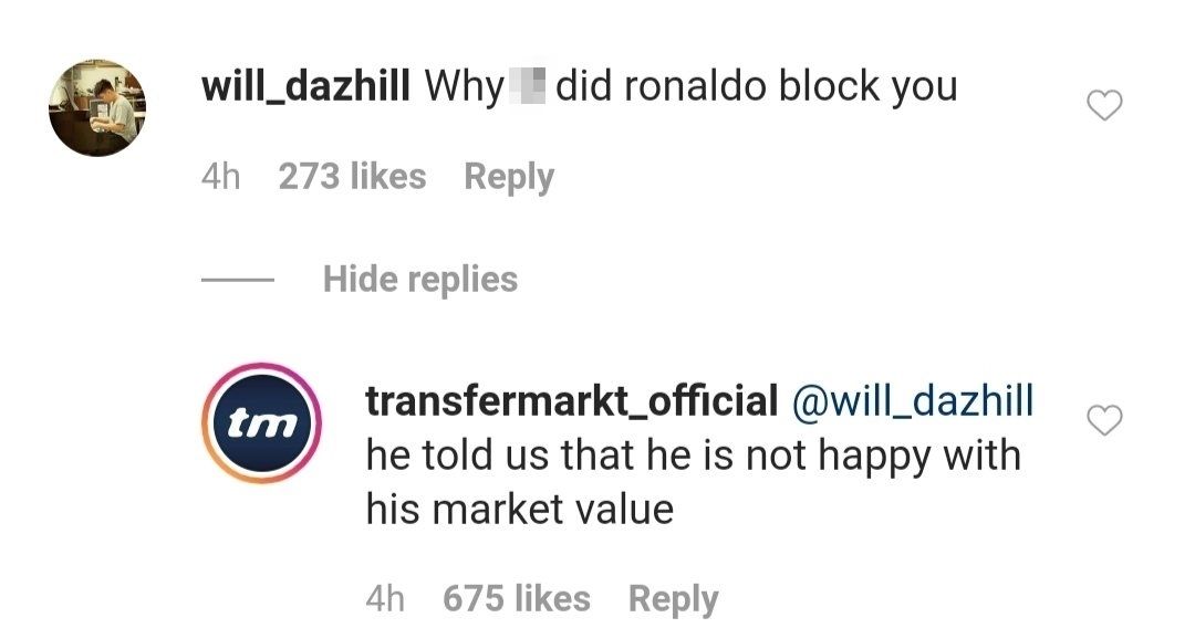 Cristiano Ronaldo Transfermakrt