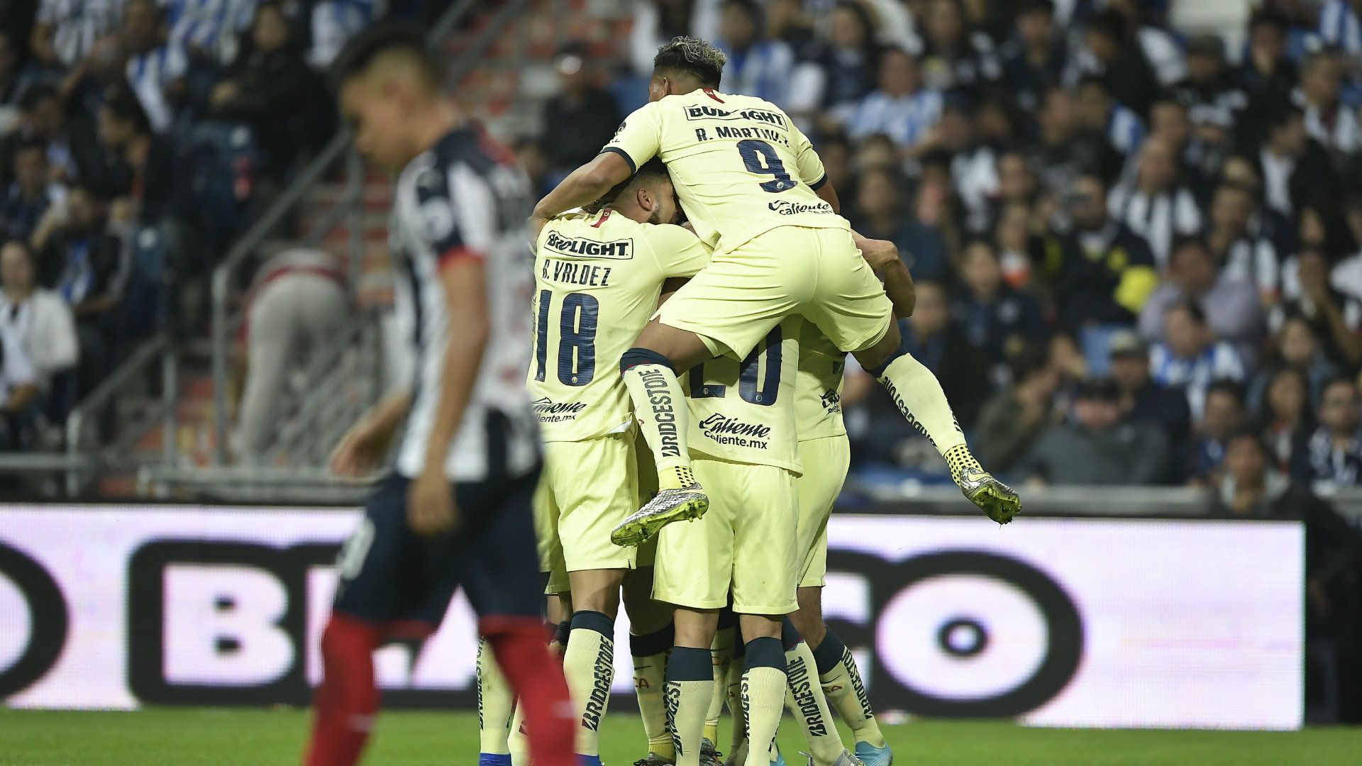 Festejo América Monterrey vs América Apertura 2019