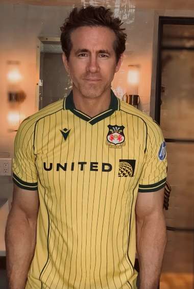 Ryan Reynolds Wrexham away kit 2025-26