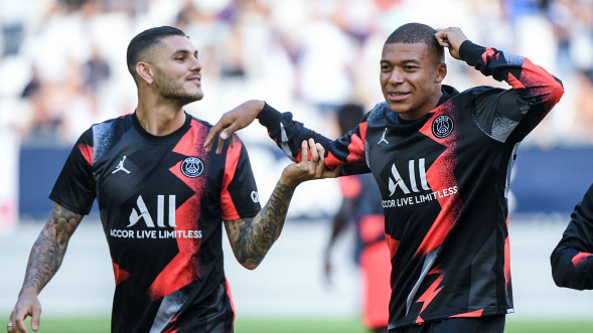 Mauro Icardi Kylian Mbappe PSG