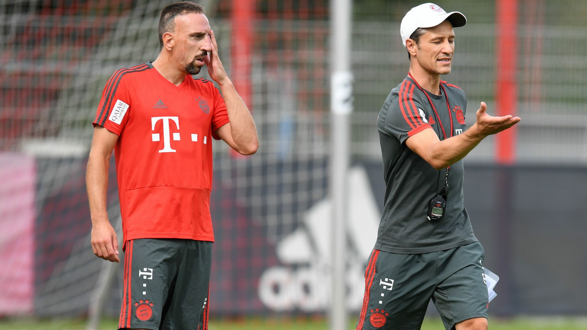 Nico Kovac Franck Ribery Bayern Munchen