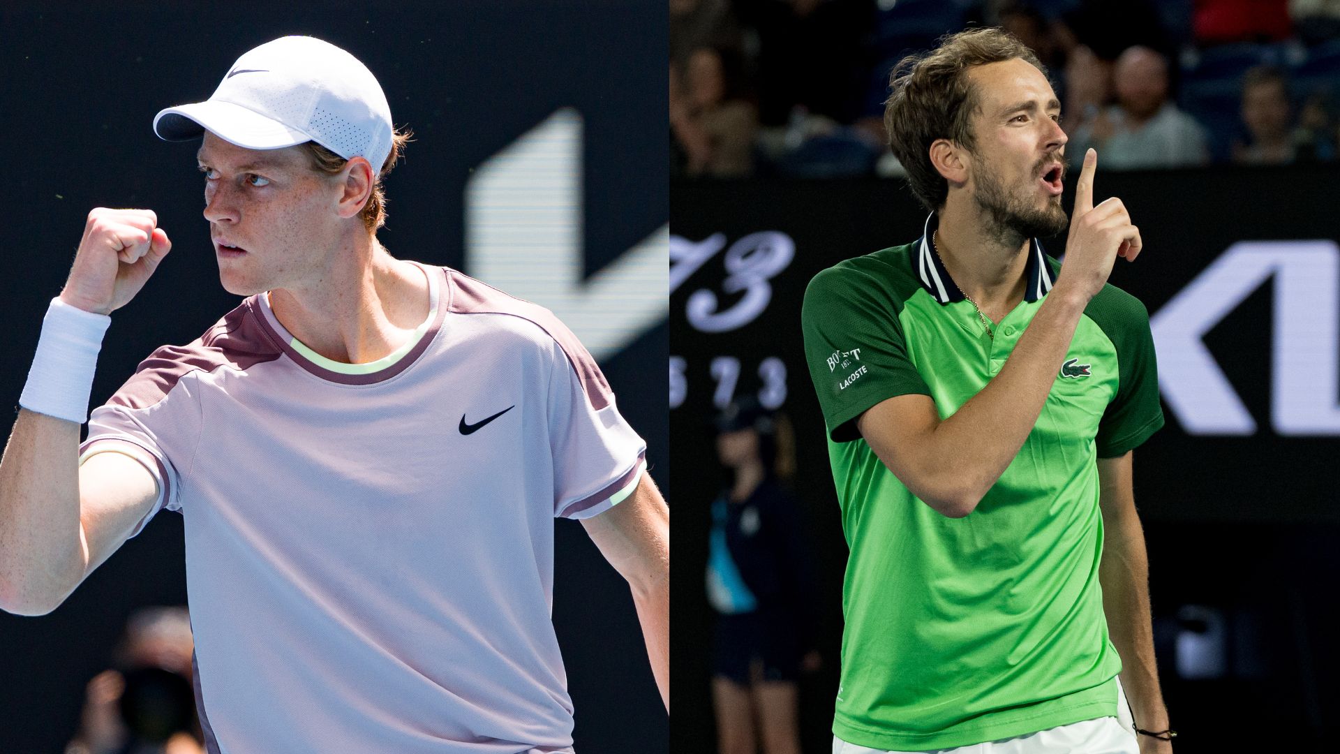 Jannik Sinner vs. Daniil Medvedev